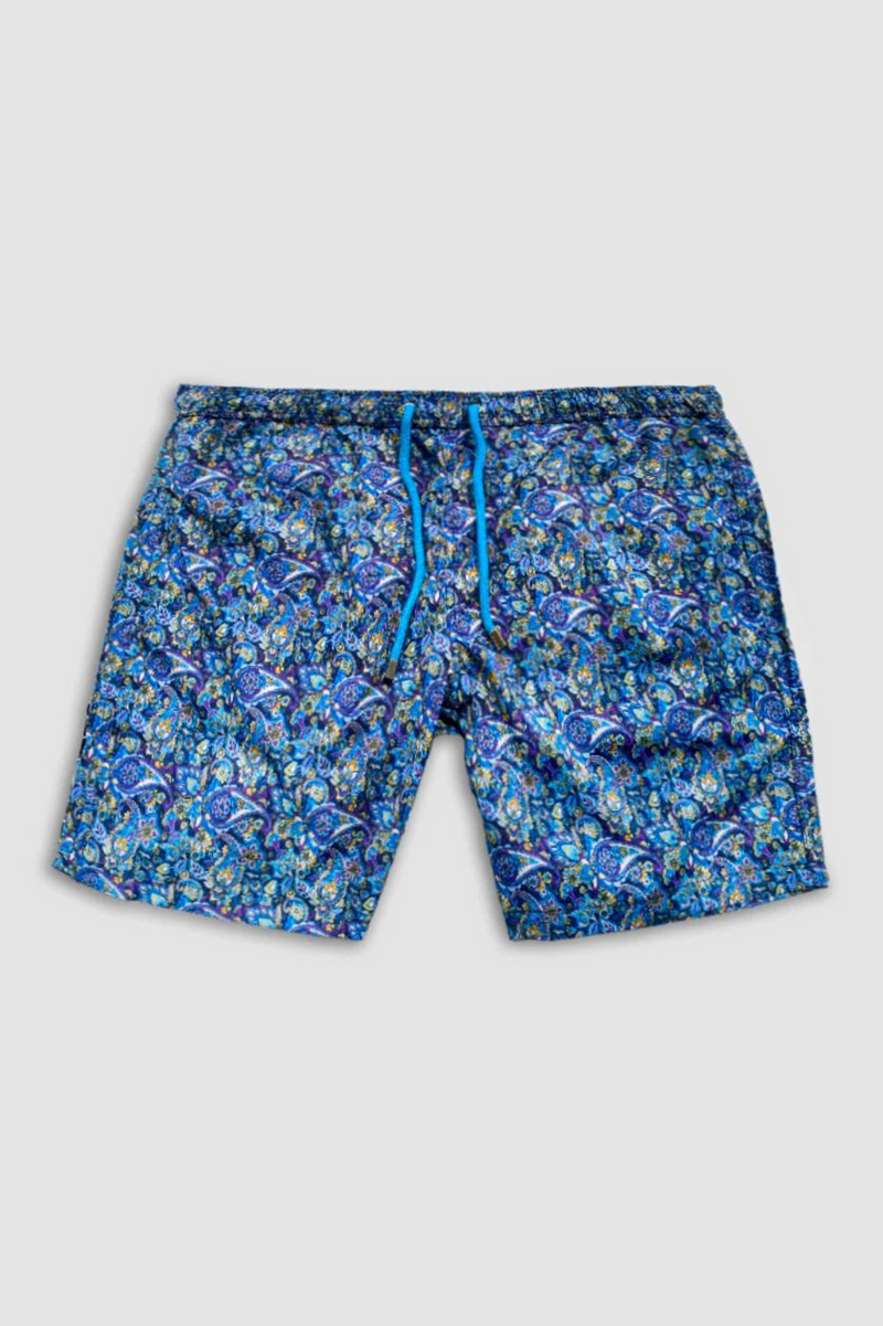 Multicolor Paisley Swim Shorts