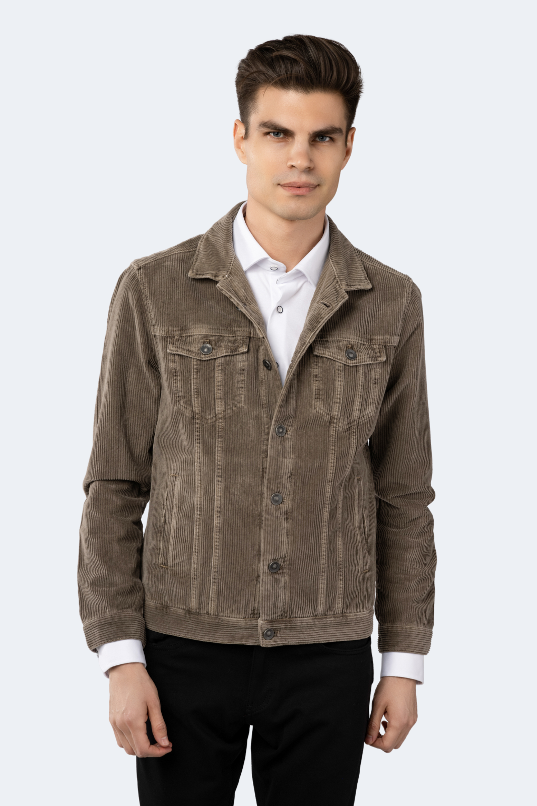 Grey cord jacket clearance mens