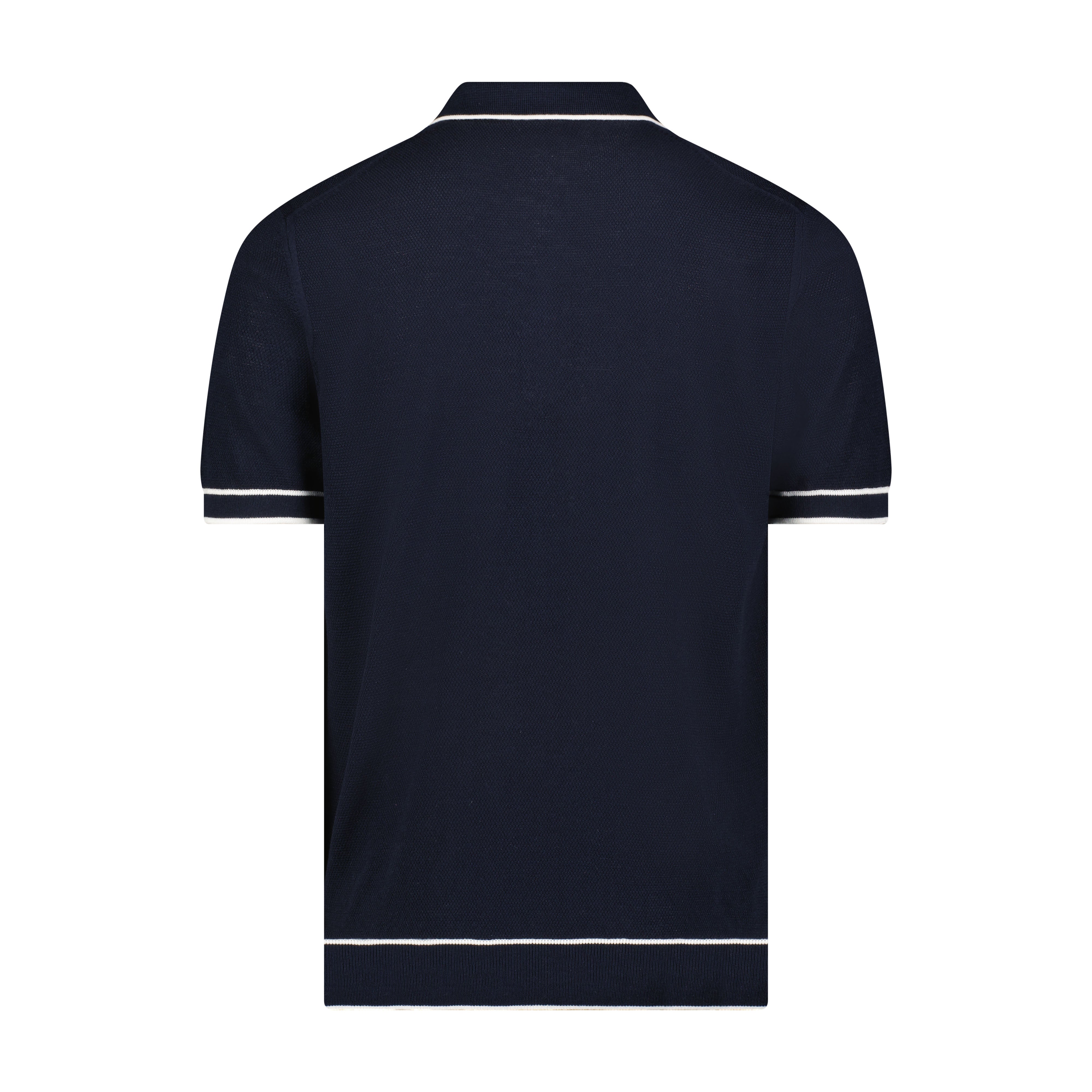 Navy Minimo Zip Polo