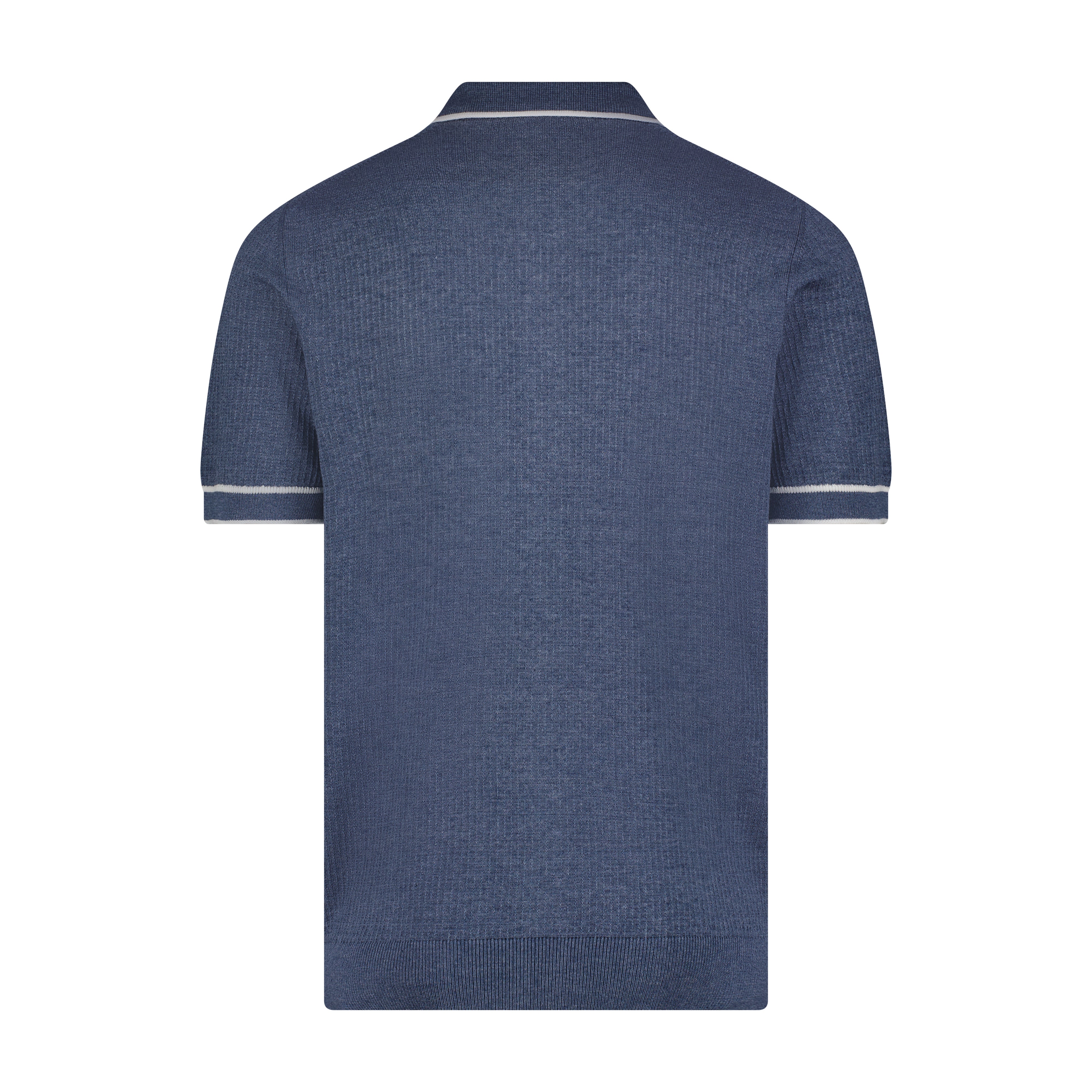 Indigo Viti Full Button Polo