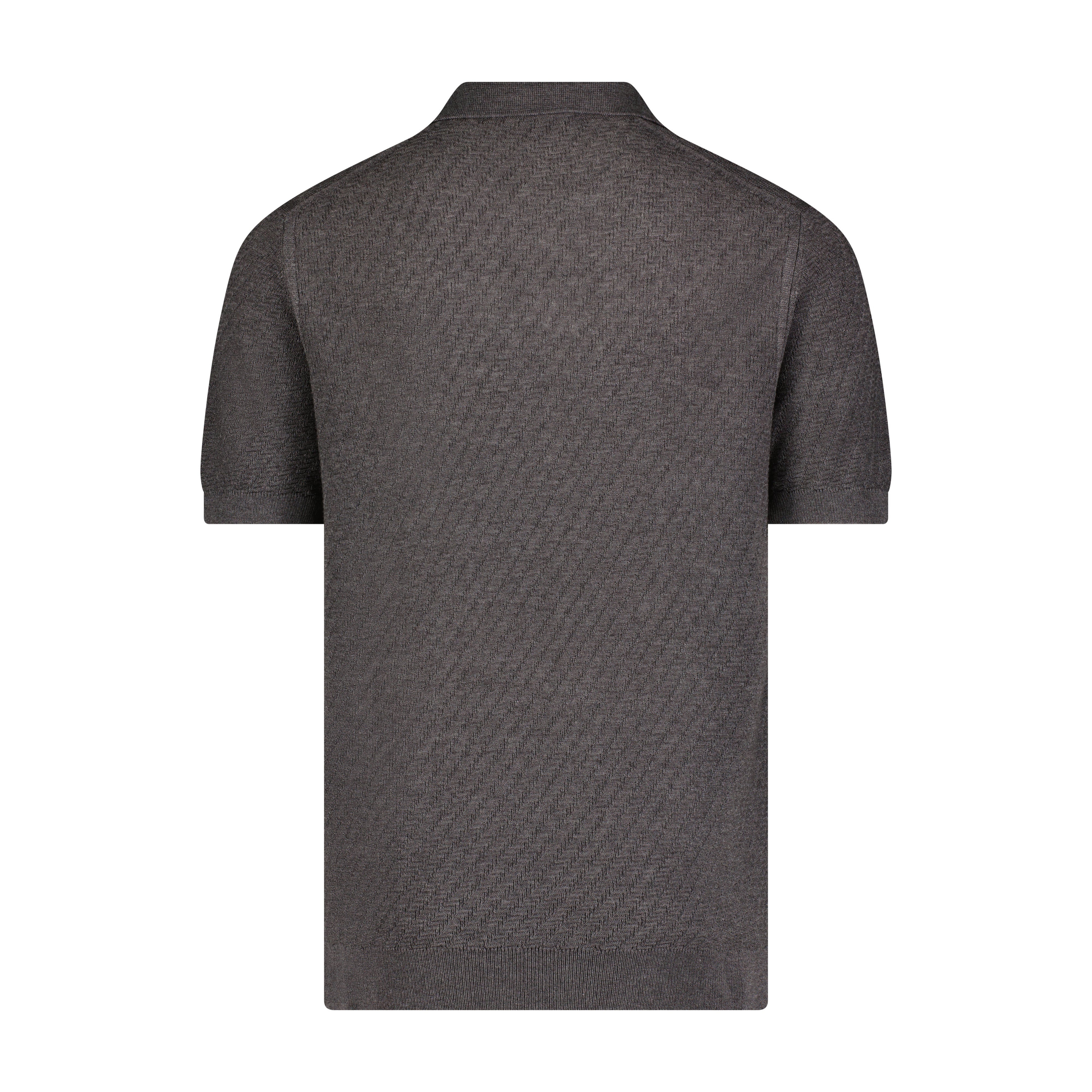 Shade of Grey Herringbone Polo