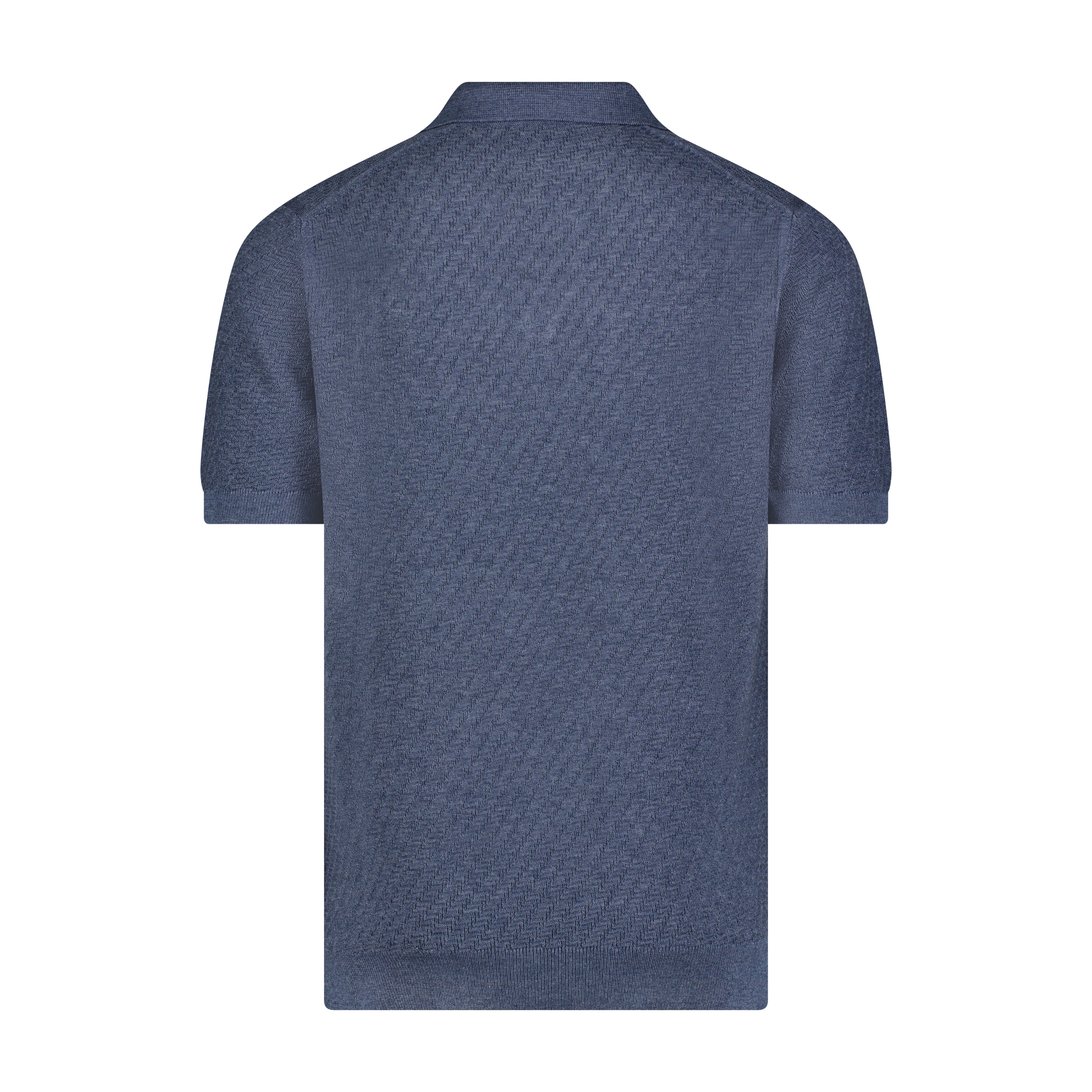 Shade of Indigo Herringbone Polo