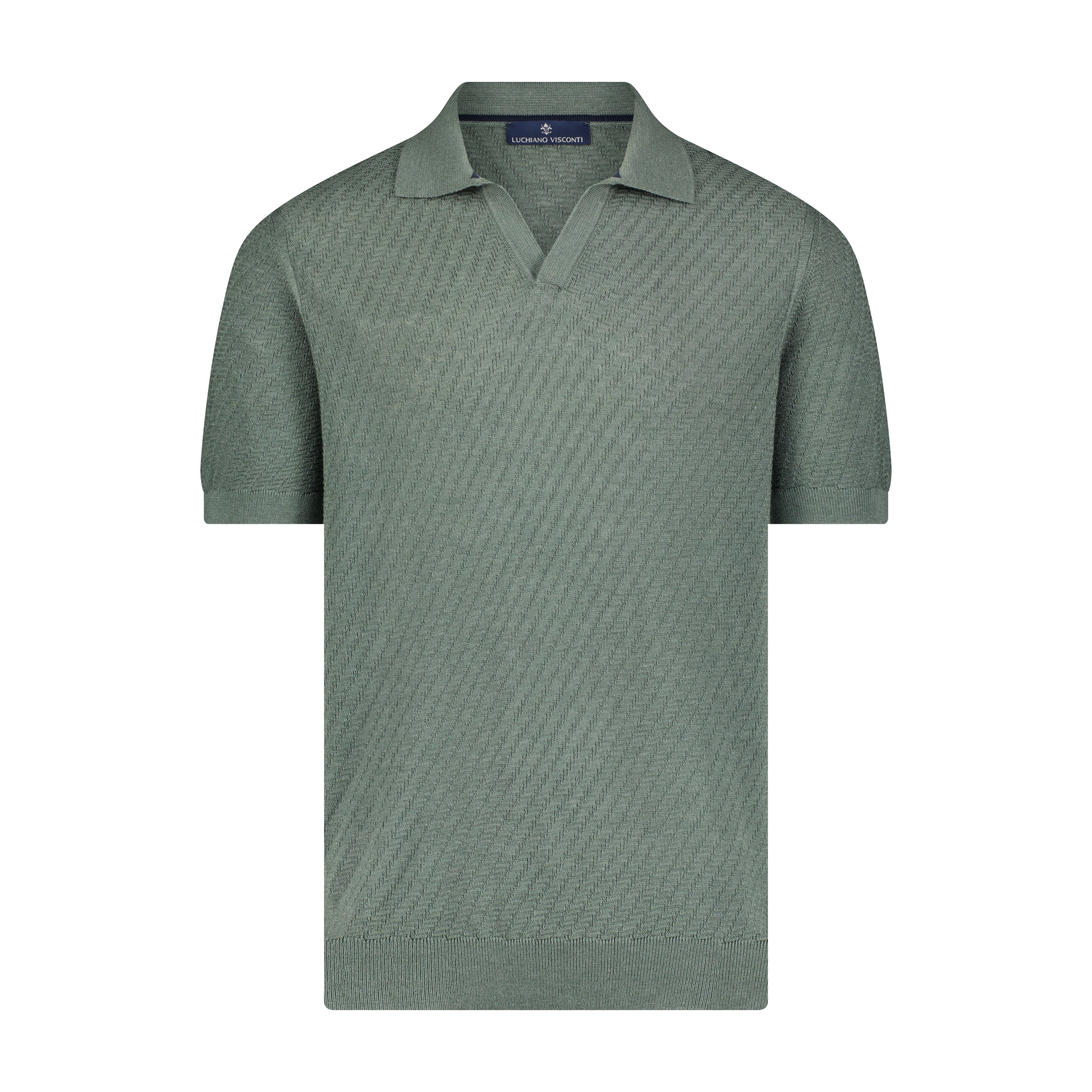 Shade of Sage Herringbone Polo