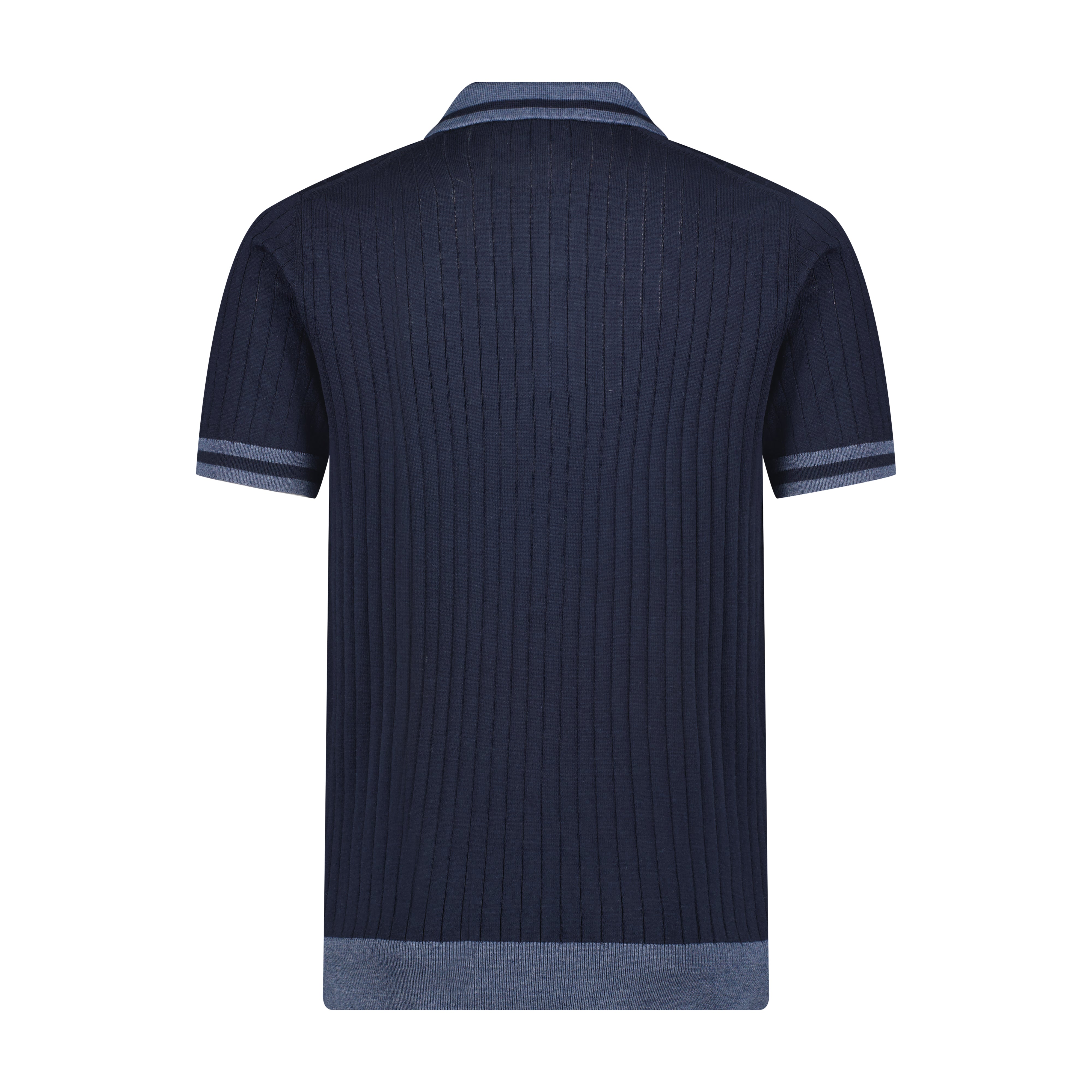 Navy Pillars Polo