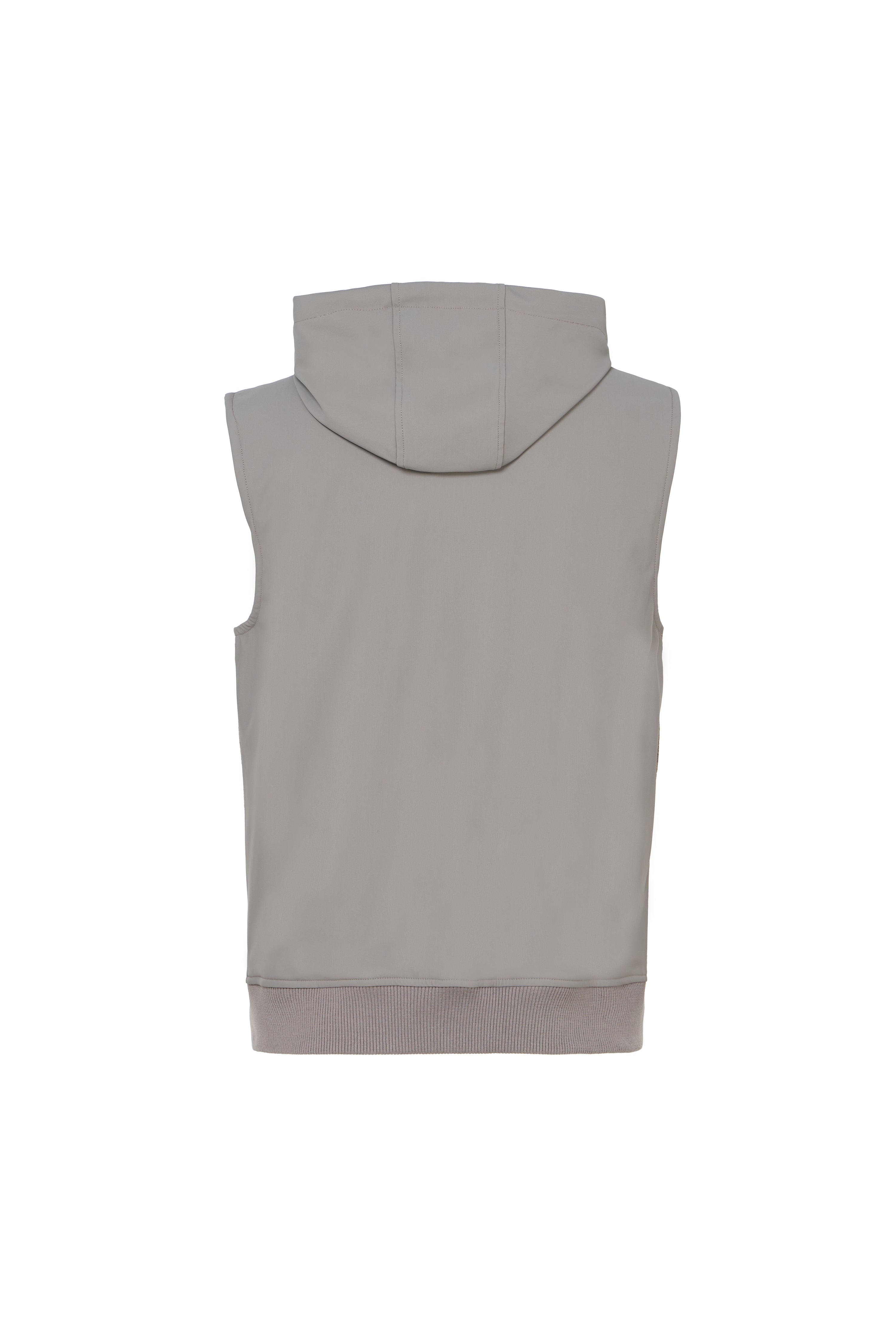 Taupe Full Zip Baseball Jacket