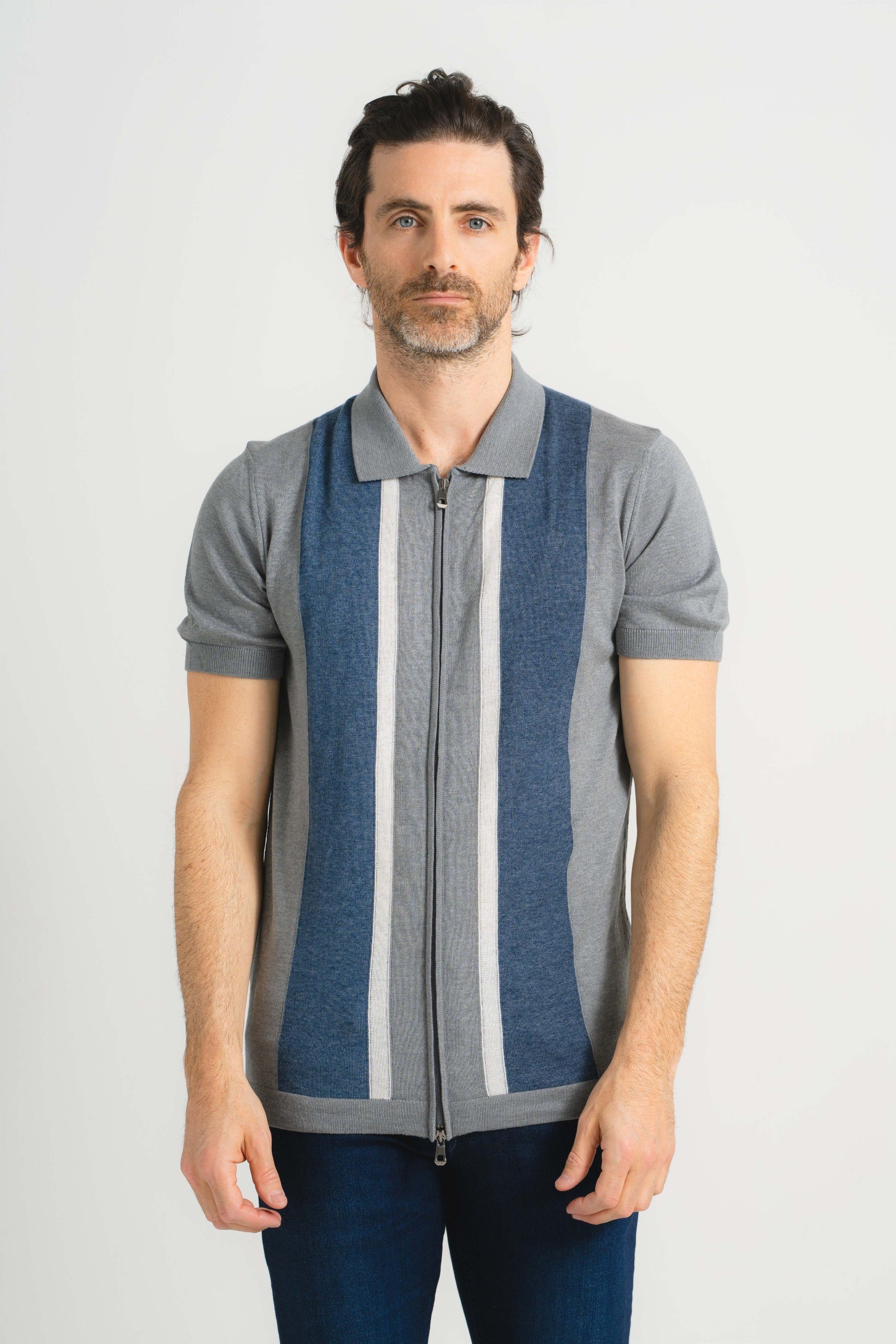 Mediterranean Full Zip Polo