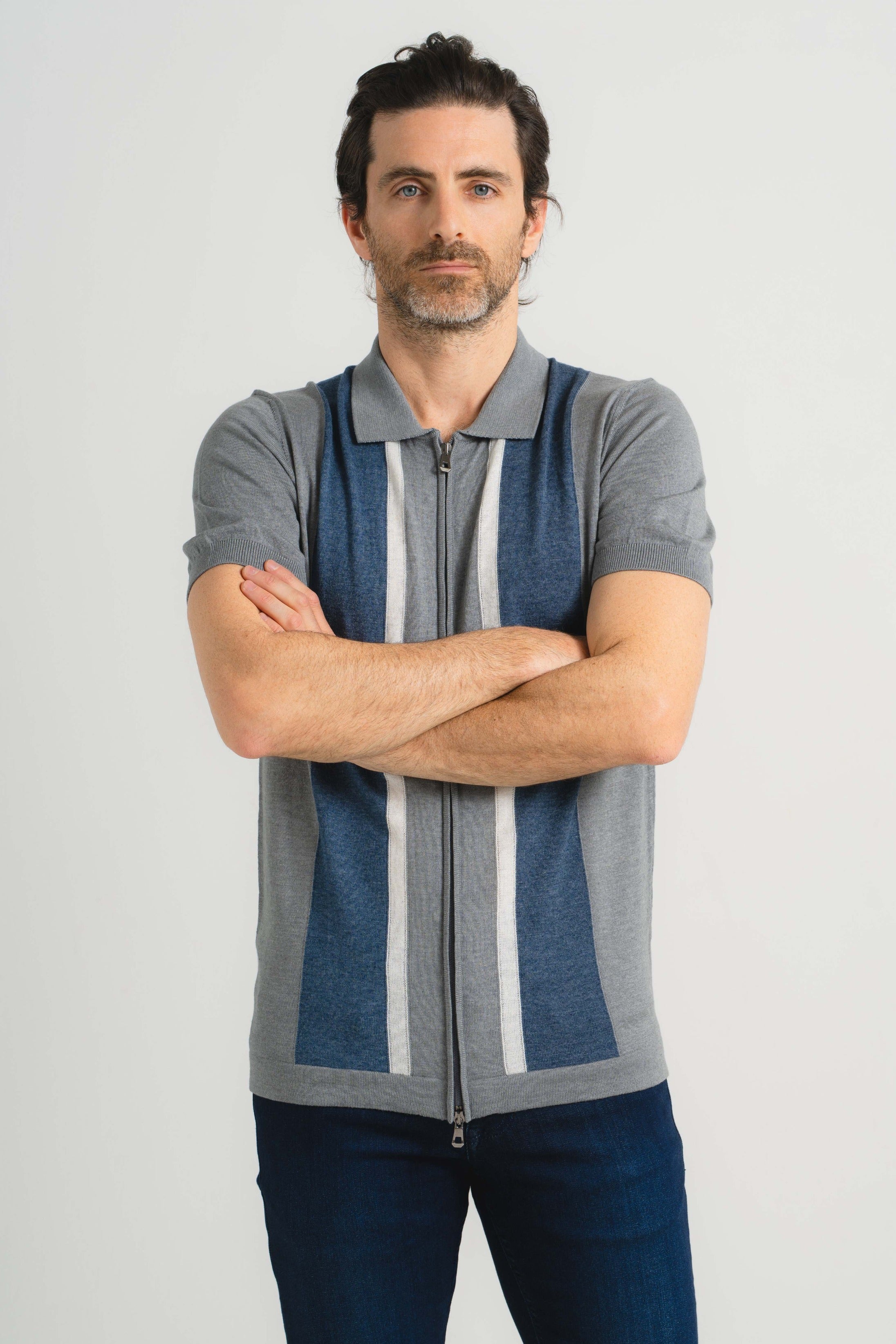 Mediterranean Full Zip Polo