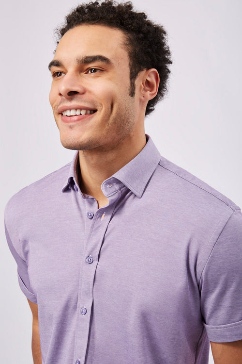 Max Colton Lavender Short Sleeve Shirt