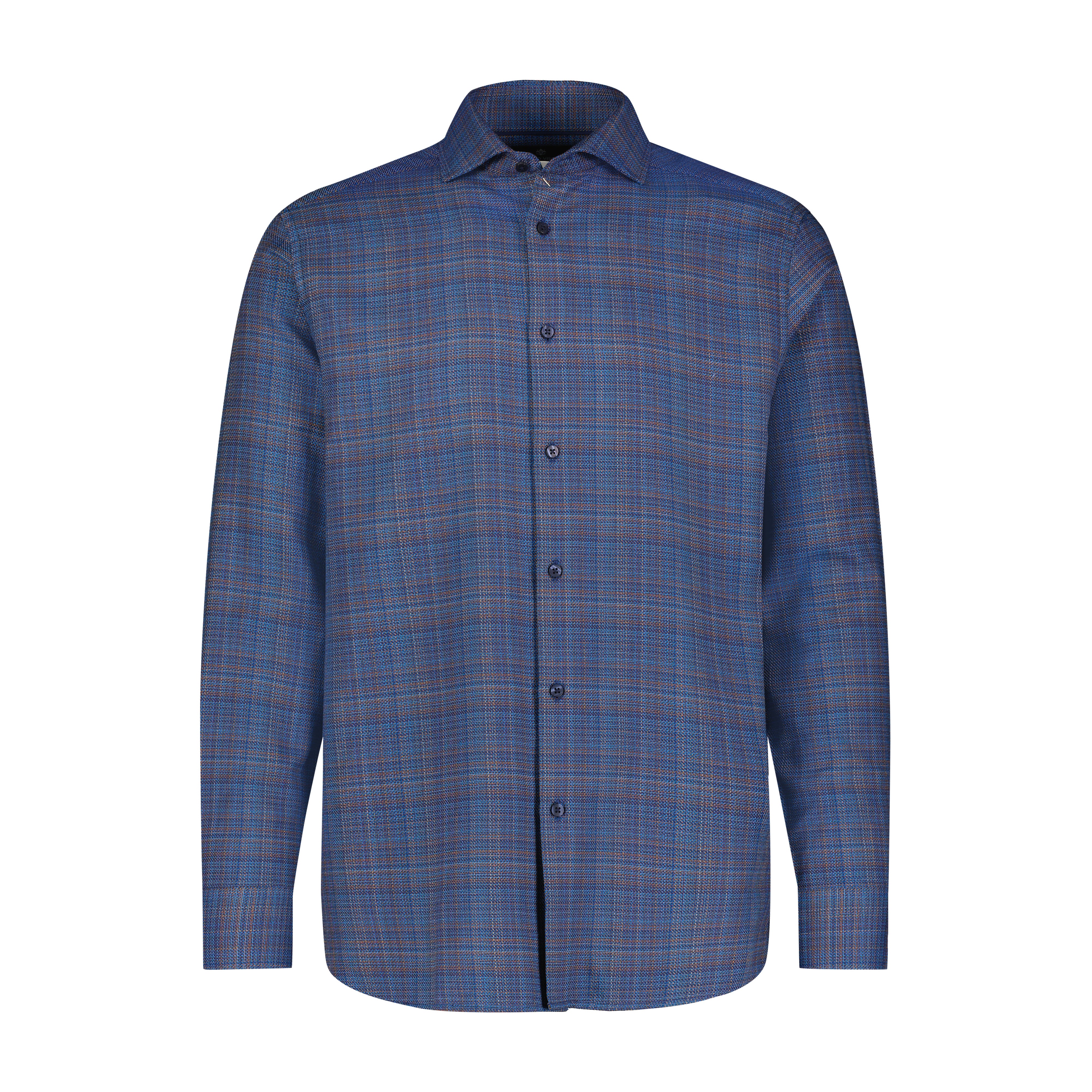 basket weave dress shirt Black Pin-Striped Non Iron Shirt