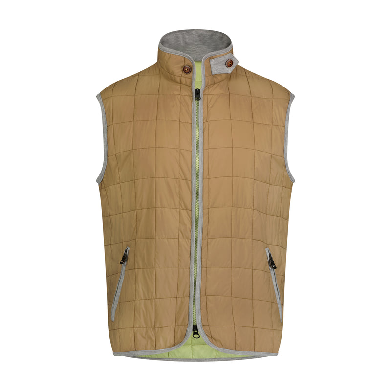 Sand Lightweight Quilted Vest