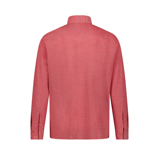 Red Knit Long Sleeve Shirt