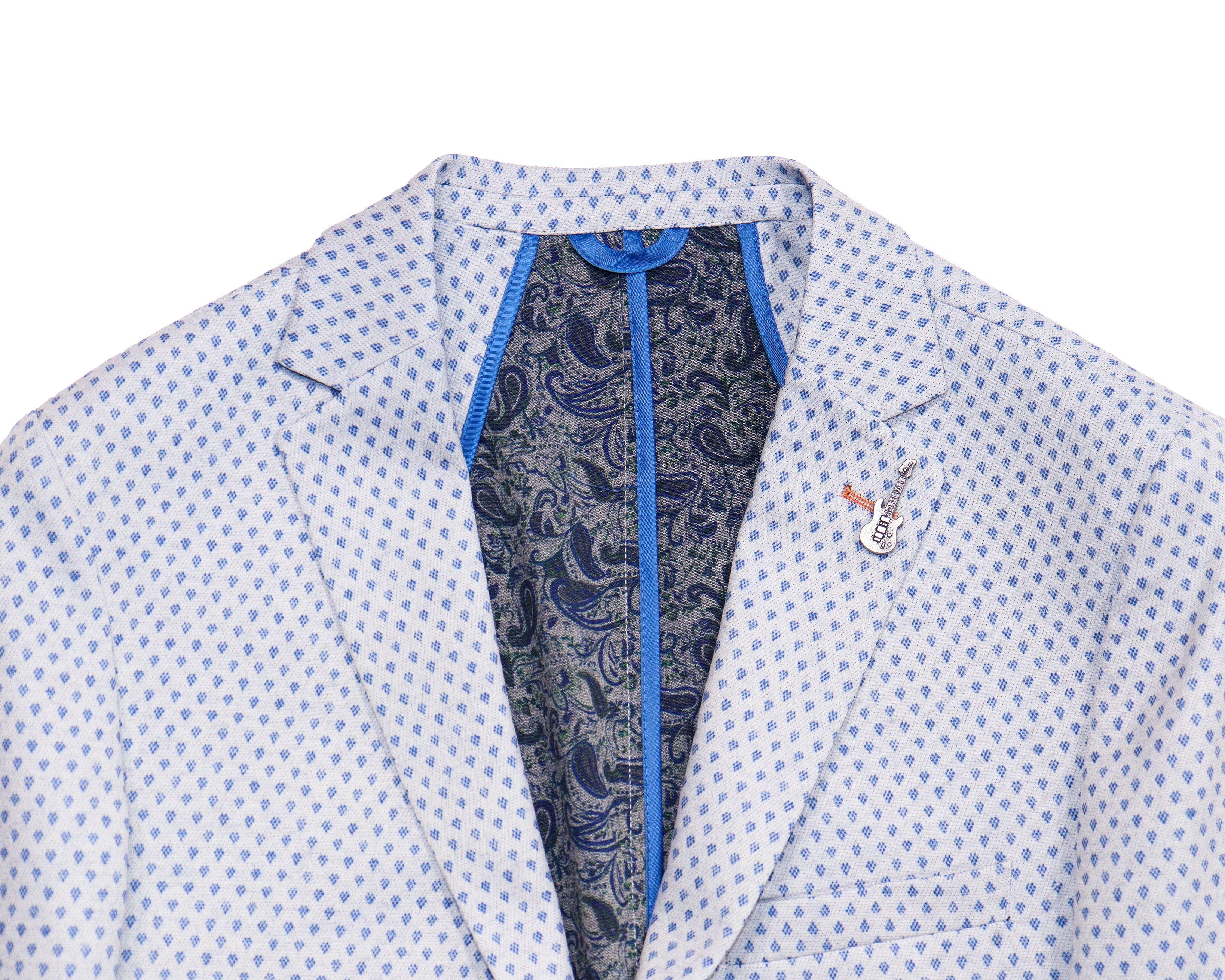 Blue Knit Sport Coat