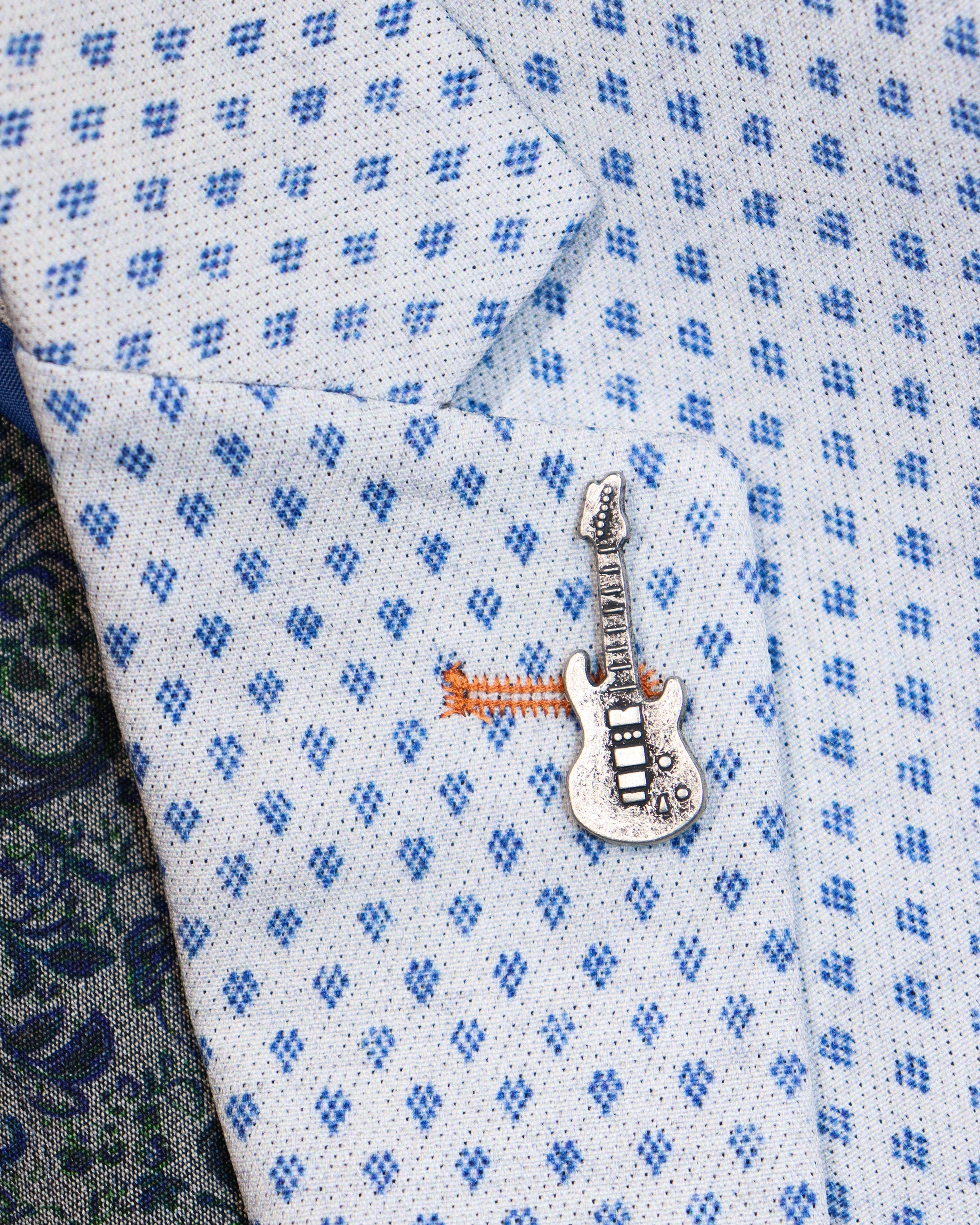 Blue Knit Sport Coat