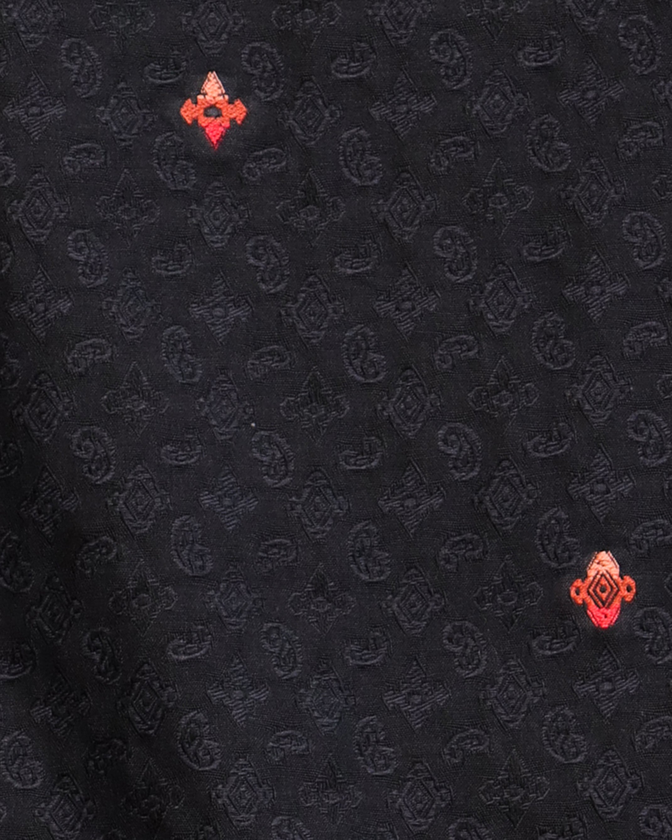 Black & Red Paisley with Diamond Overlay (Big & Tall)