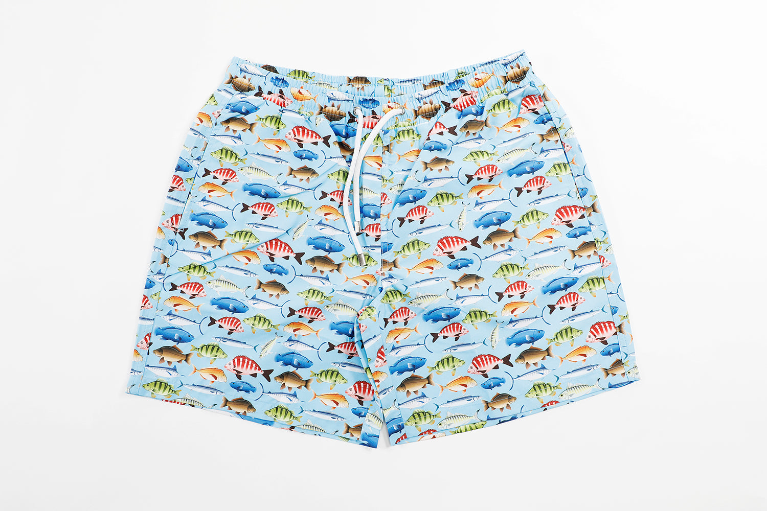 Blue with Multicolor Fish