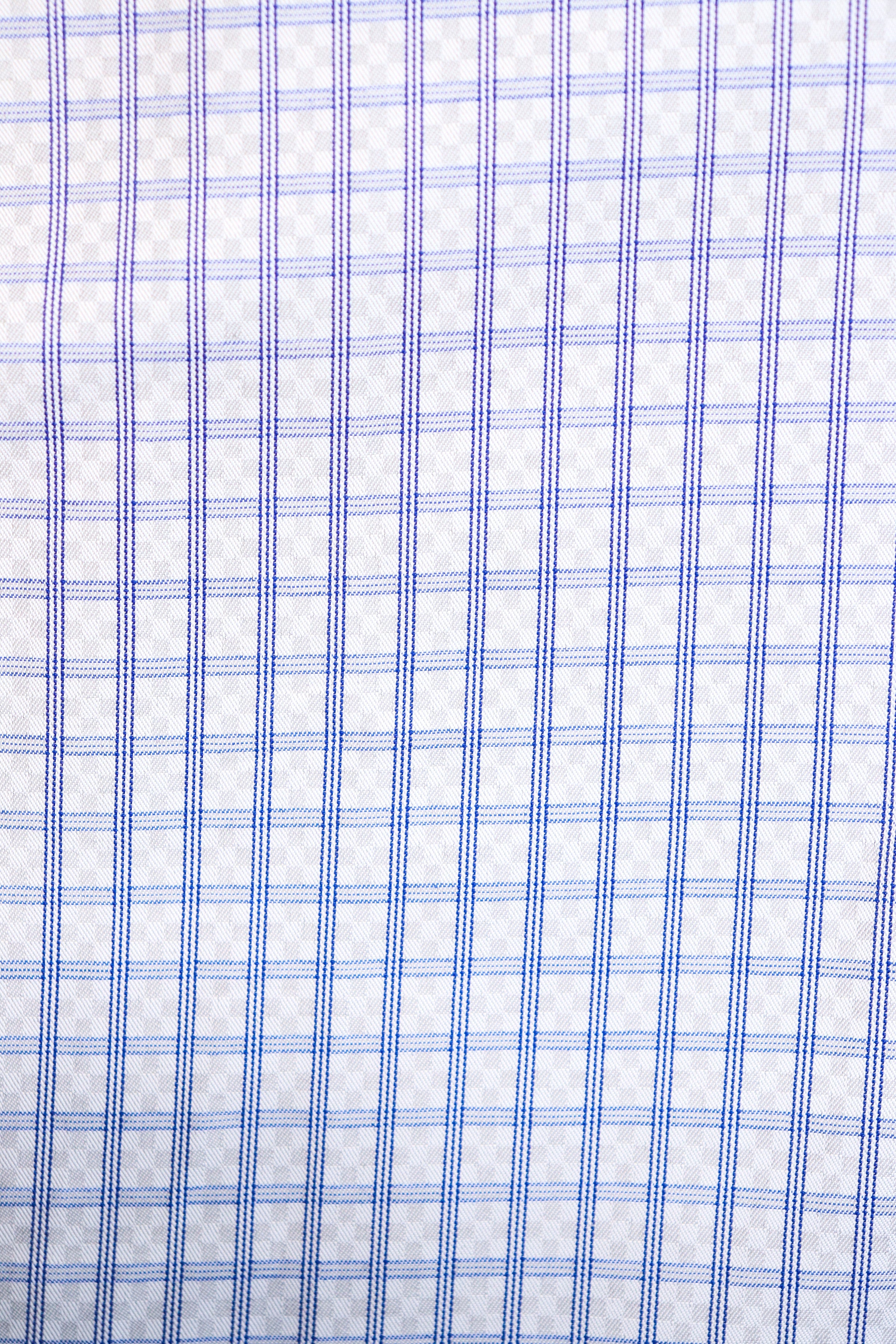 Checkered White, Grey & Navy