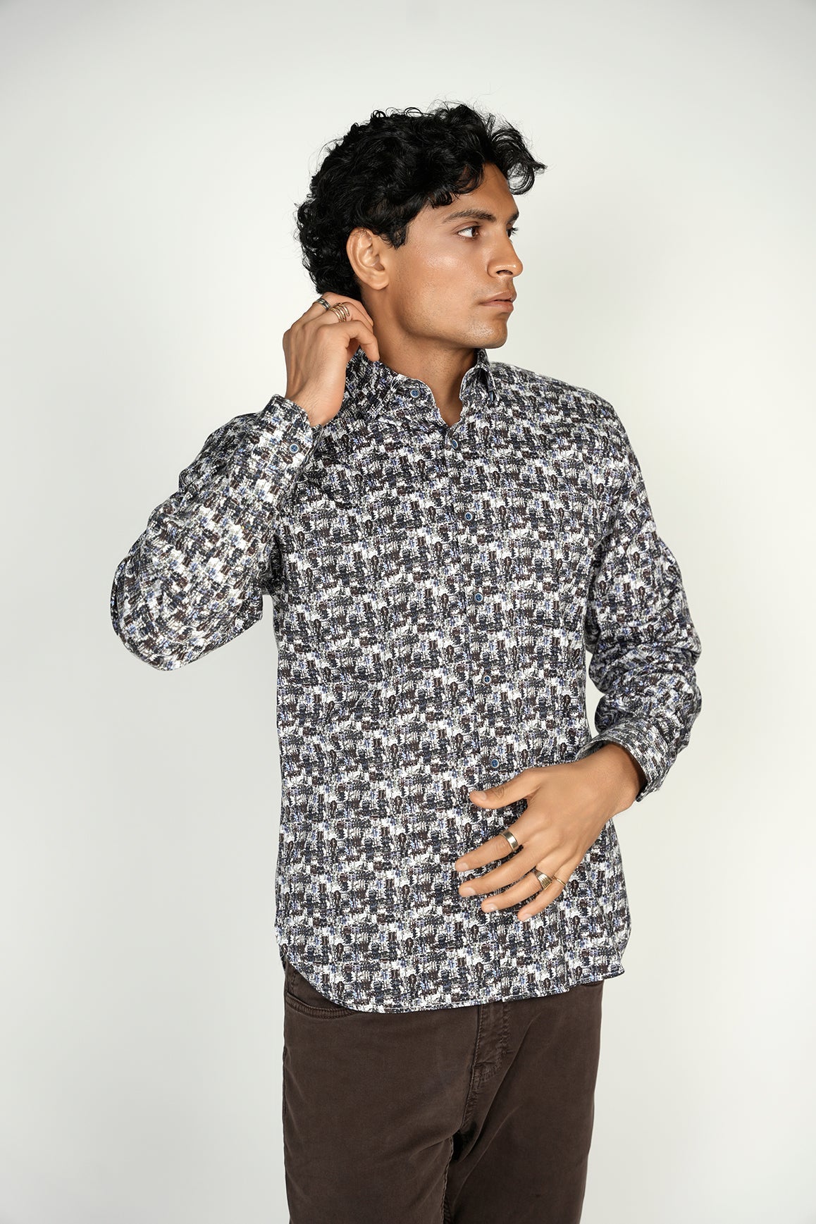 Daggered Line Shirt Signature Collection