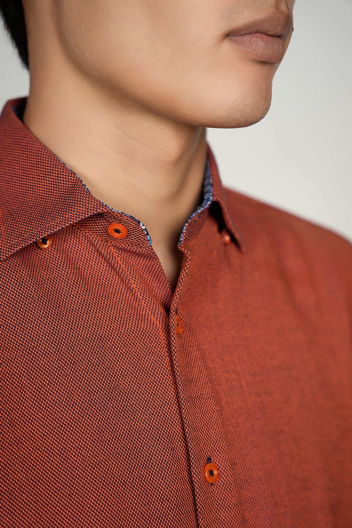 Everyday Rust Jacquard Shirt