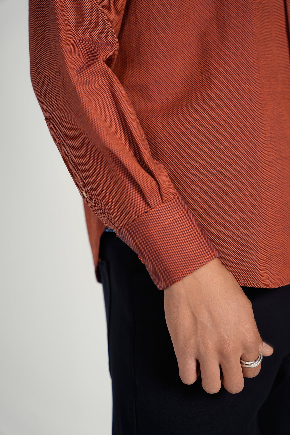 Everyday Rust Jacquard Shirt