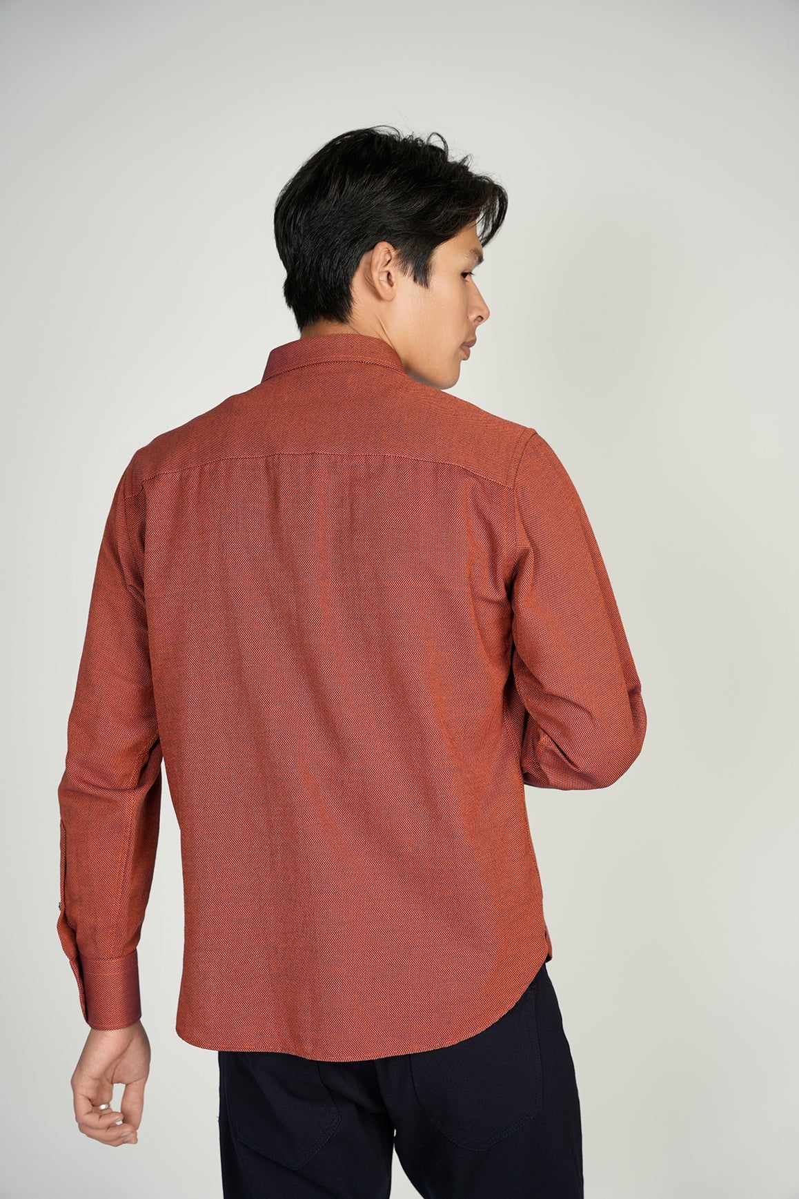 Everyday Rust Jacquard Shirt