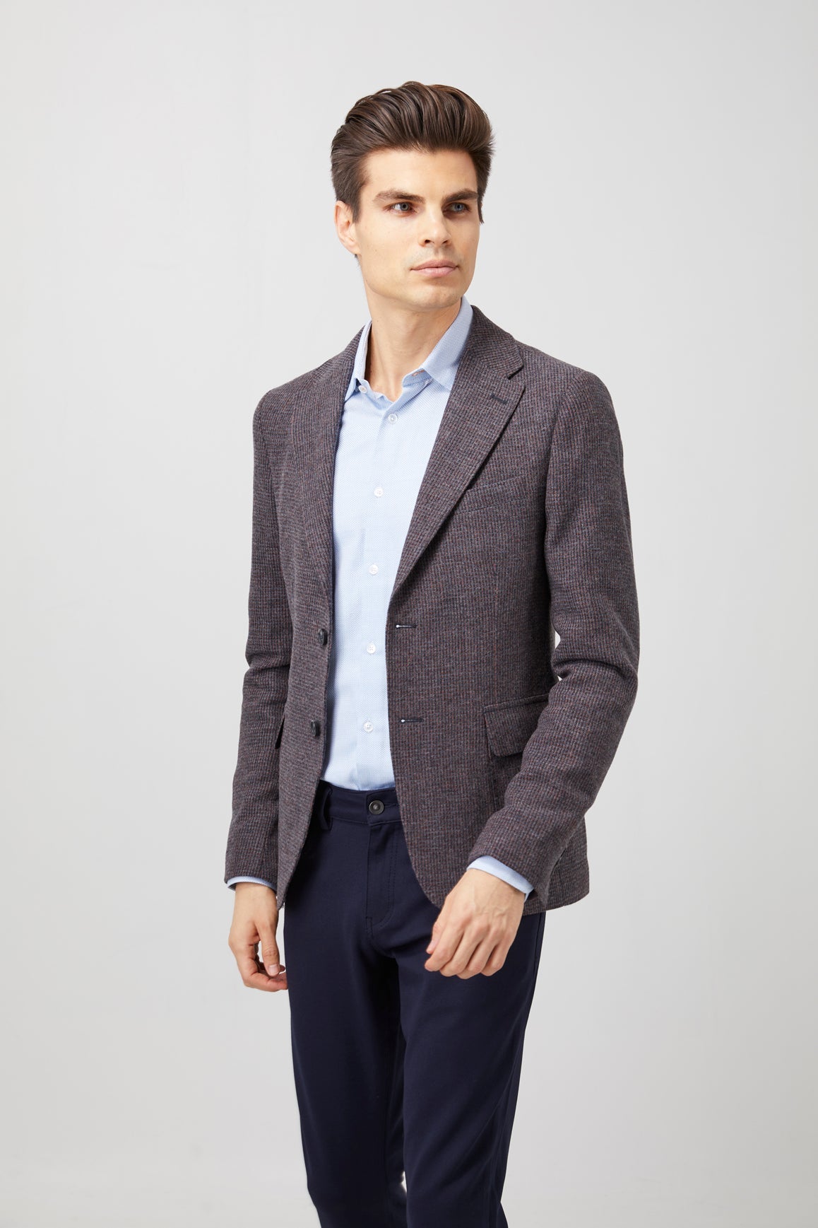 Grey Woven Sport Coat