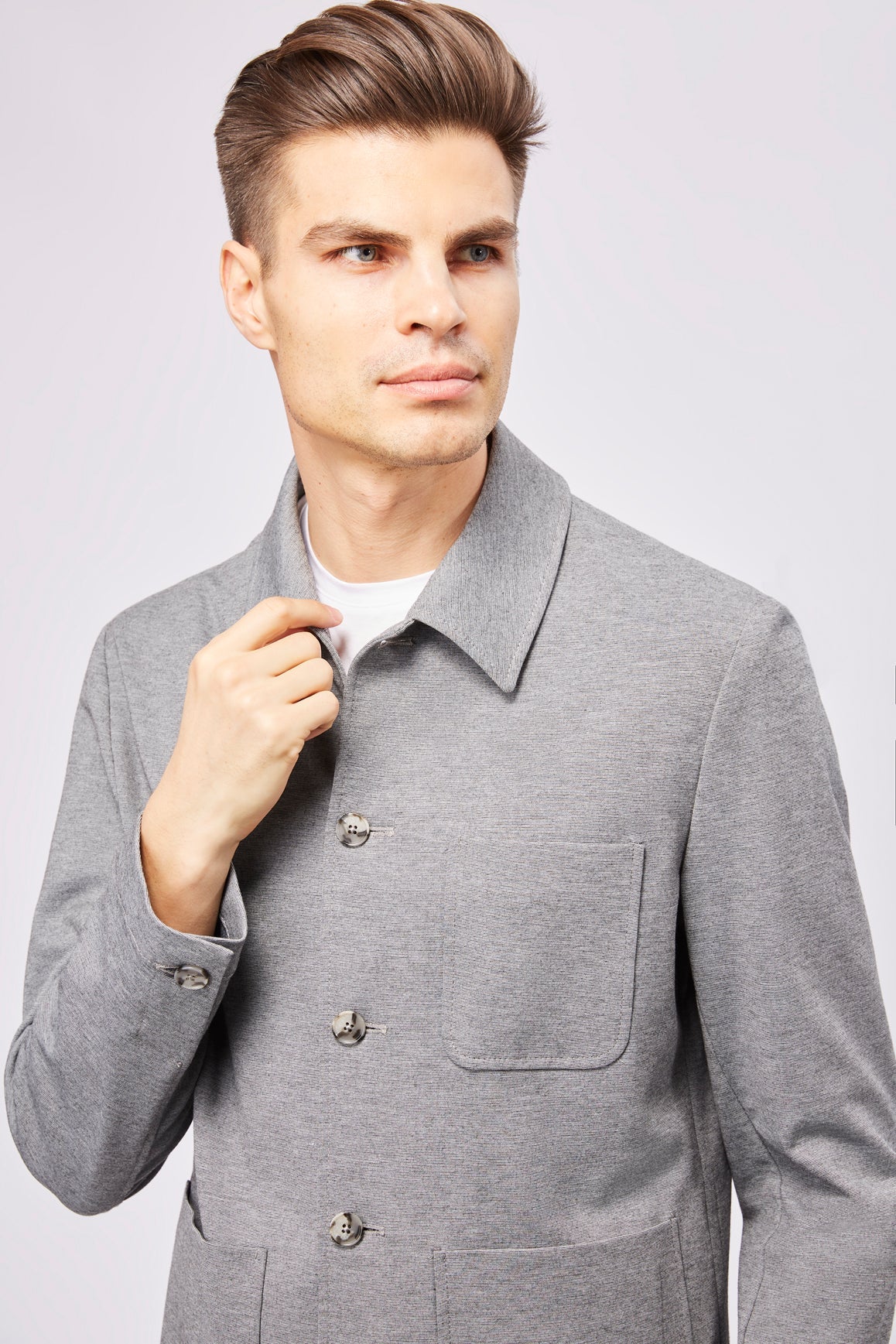 Light Grey Shacket