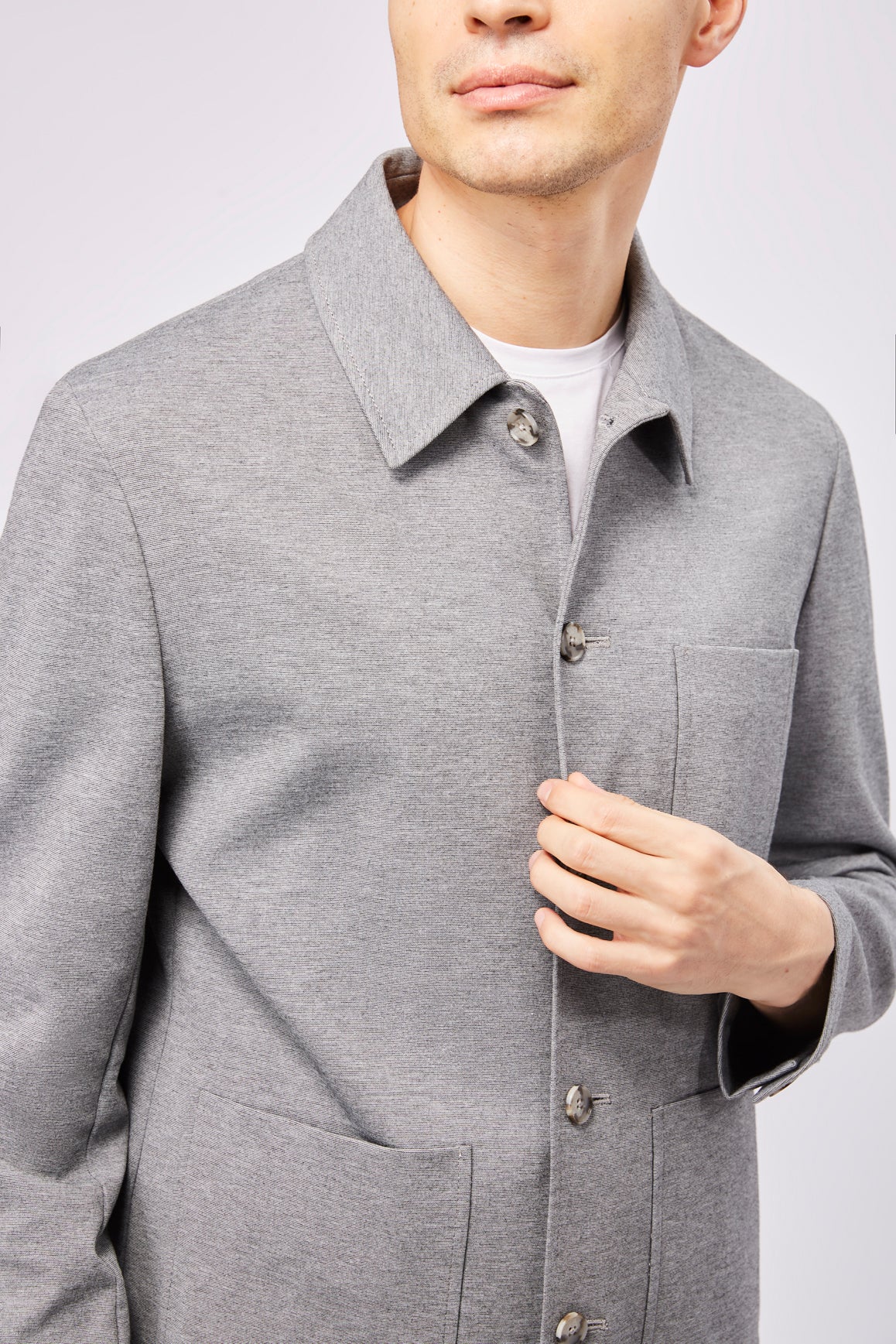 Light Grey Shacket