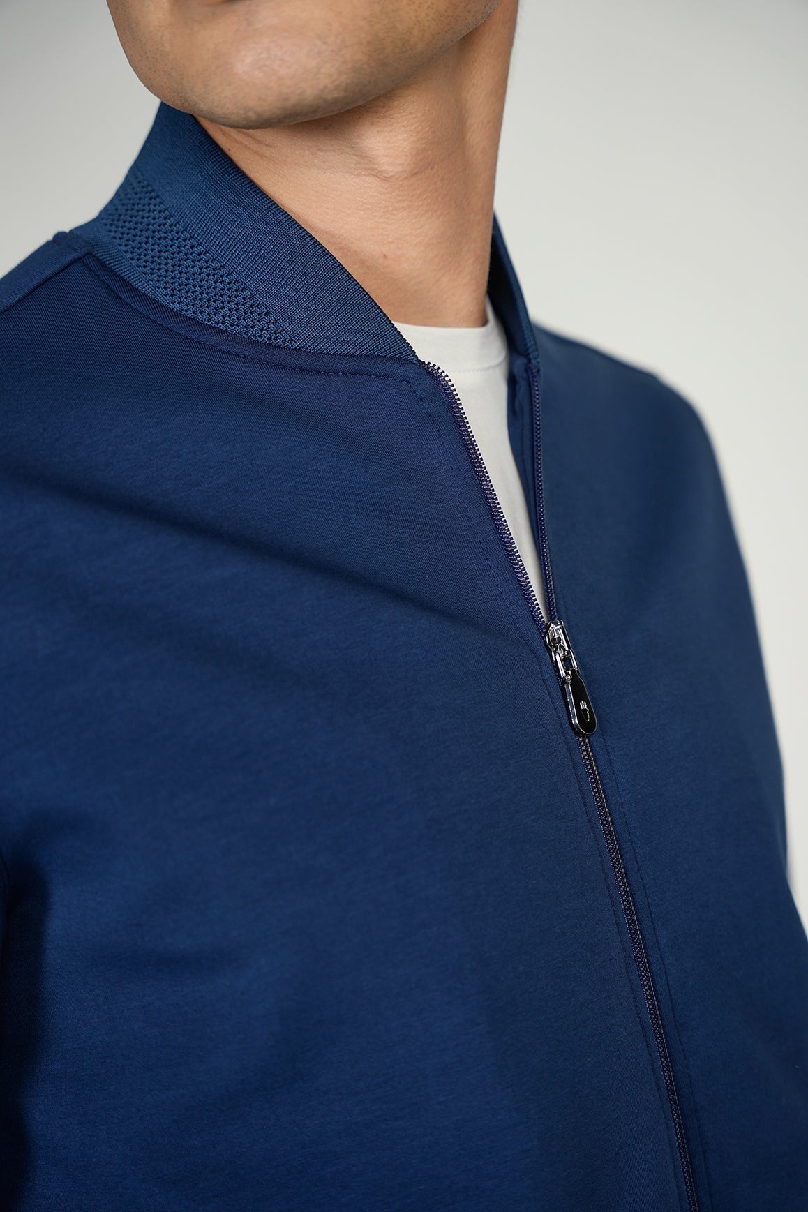 Indigo Bomber Jacket