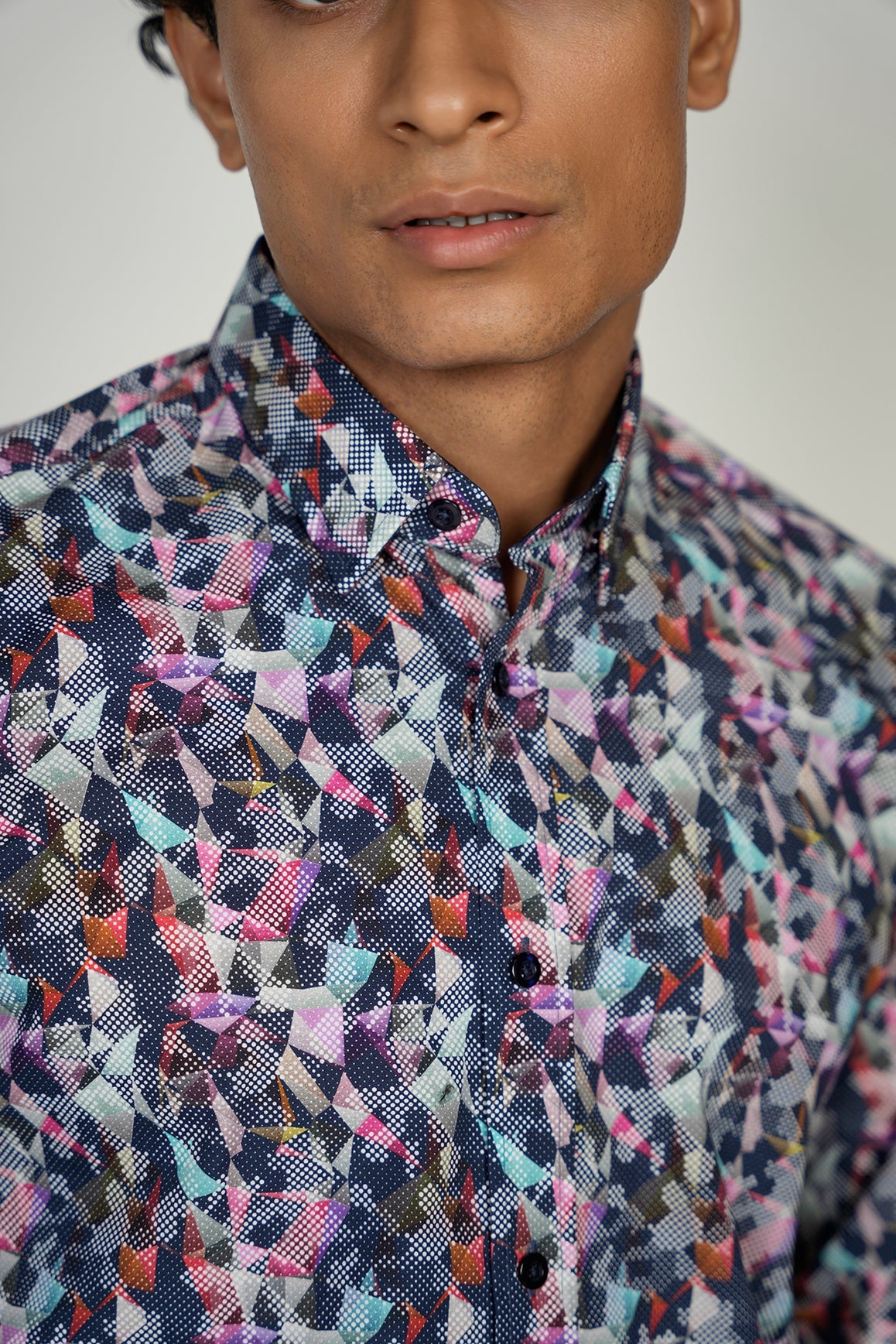 LEO Geo King Cotton Shirt