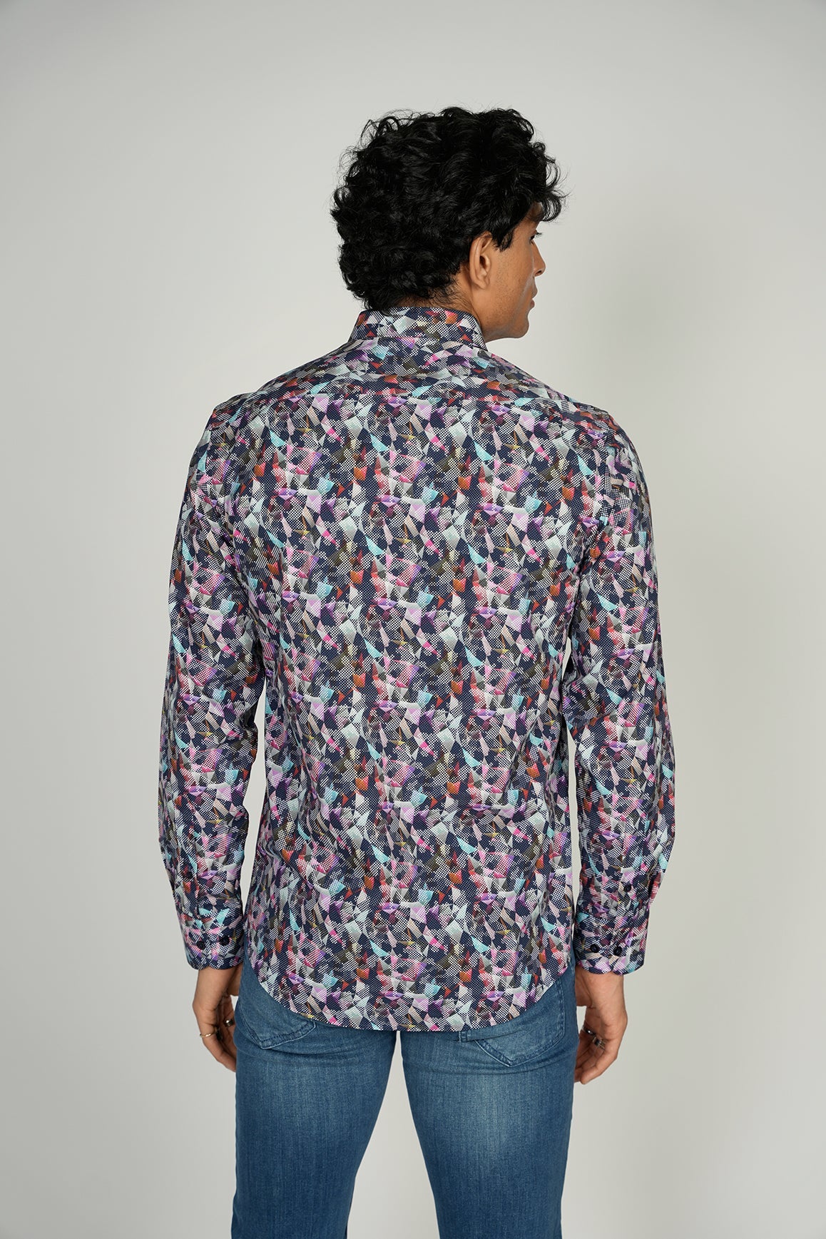 LEO Geo King Cotton Shirt