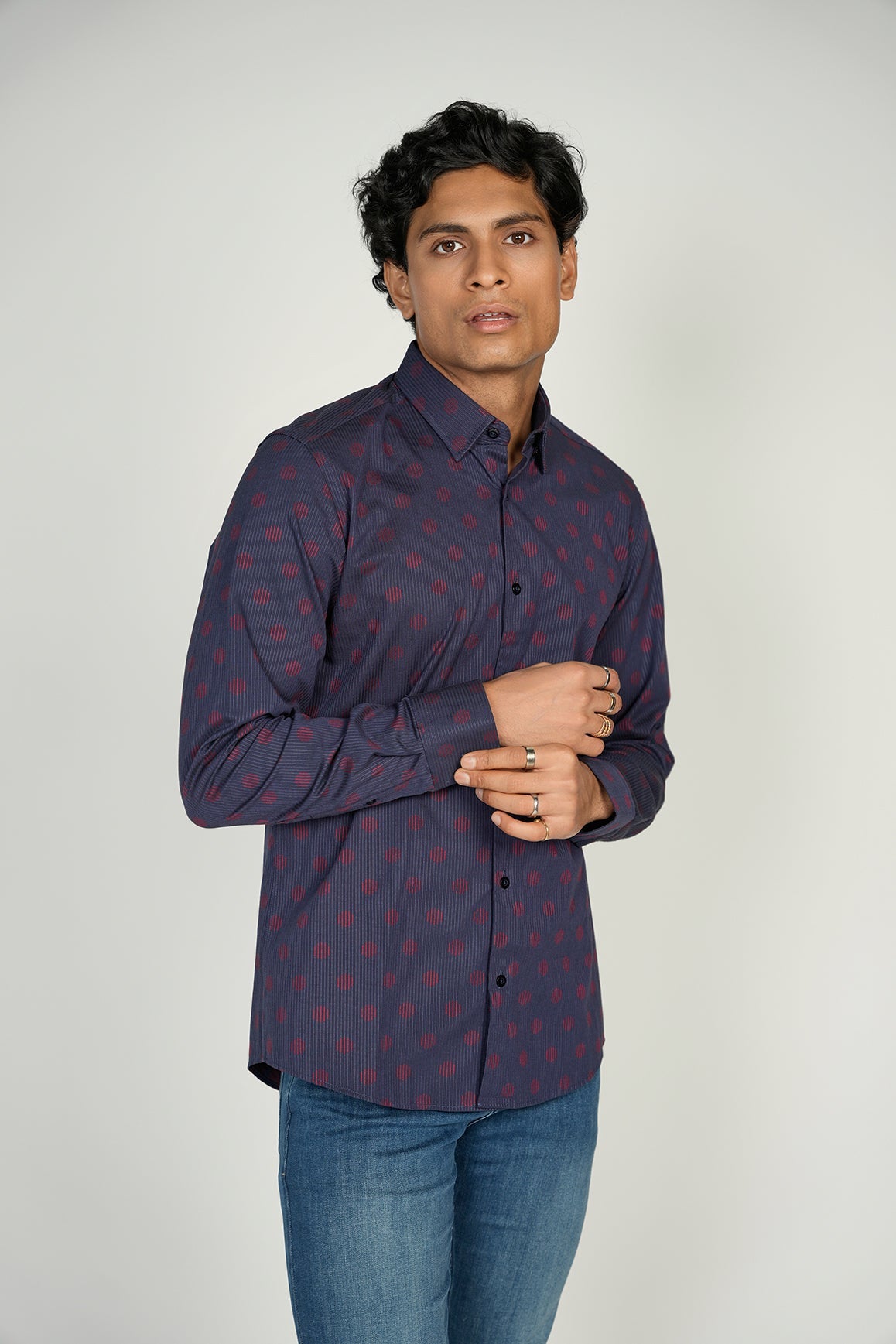 LEO Textured King Cotton Shirt