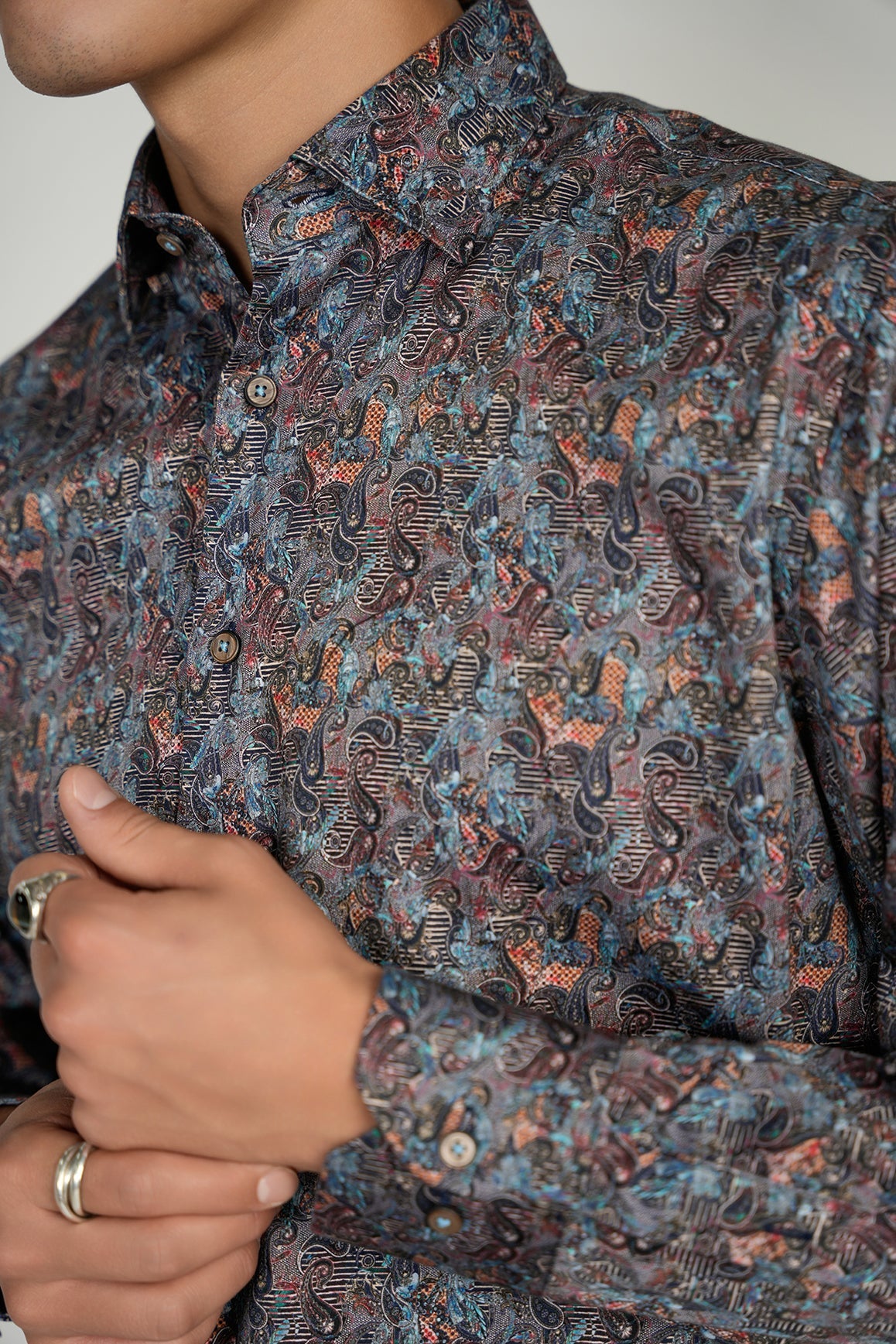 big and tall paisley dress shirt Synrgy by DXL Men's Big & Tall Modern Paisley Performance Dress Shirt - Purple