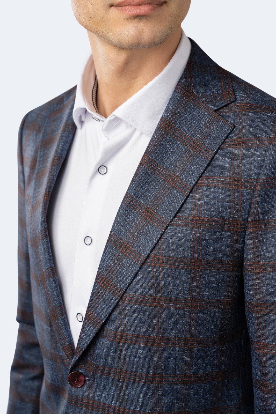 Blue Plaid Sport Coat
