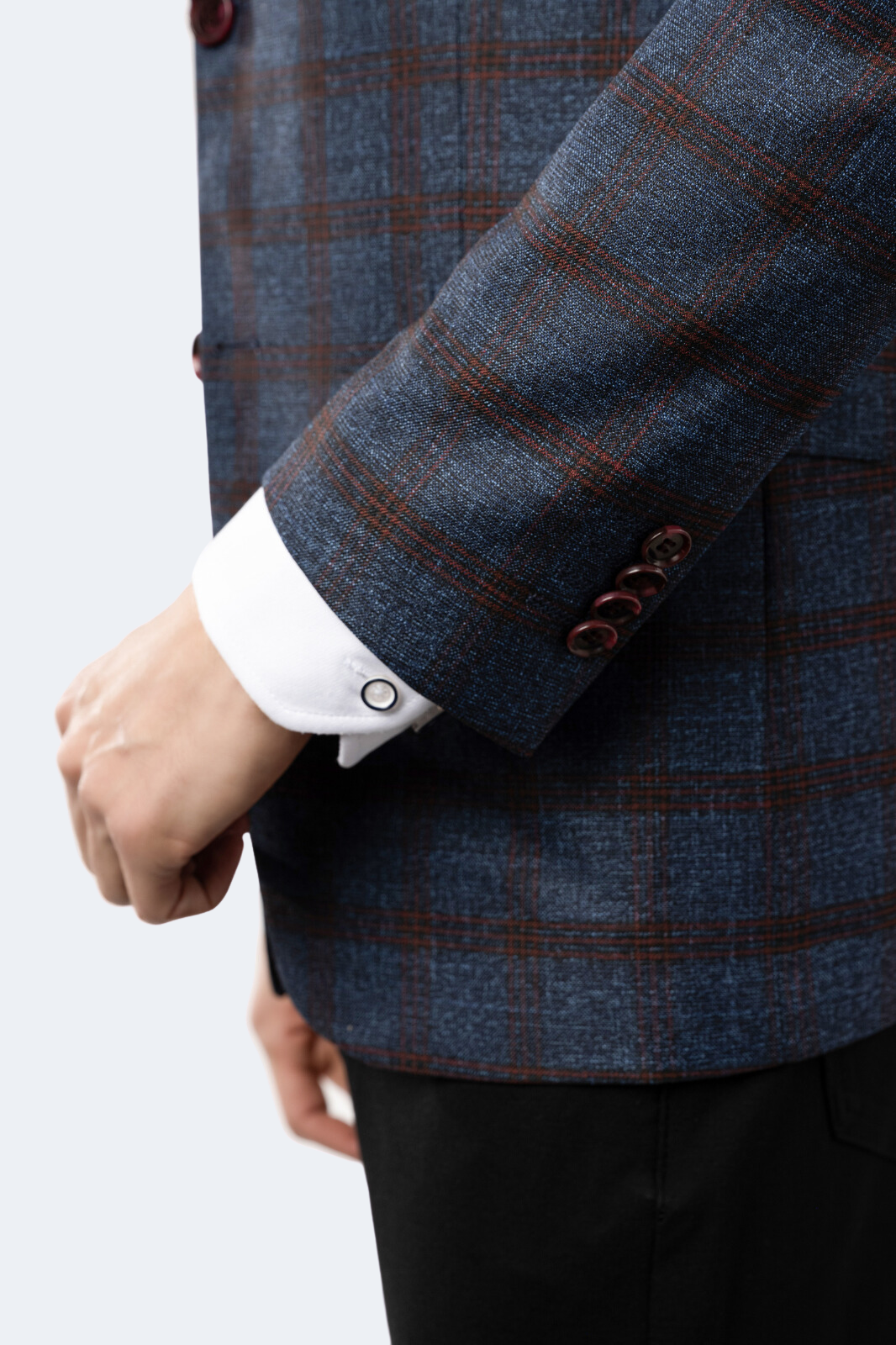 Blue Plaid Sport Coat