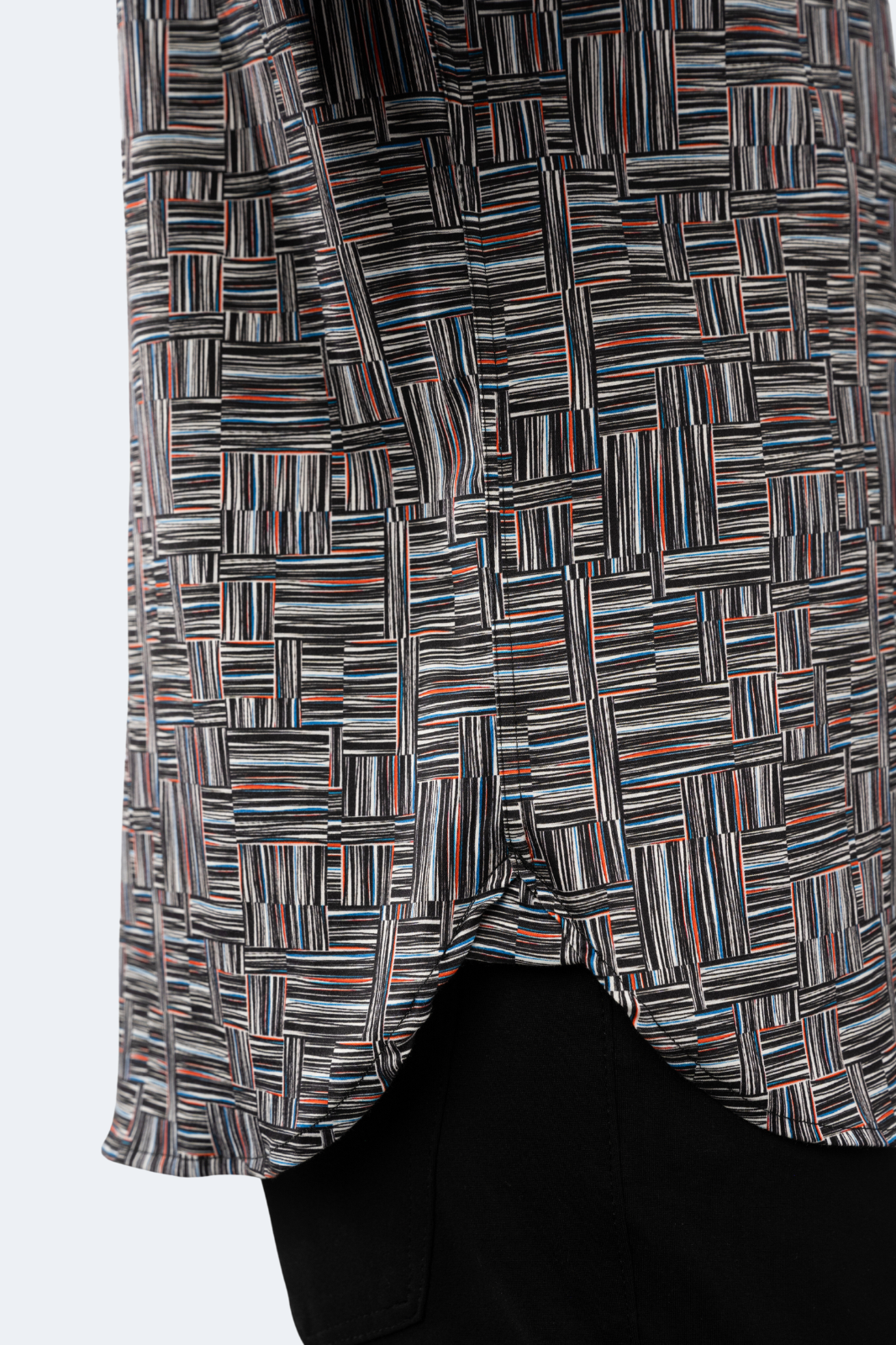 Interval Daggers of Black, White, Blue and Red Marks Shirt