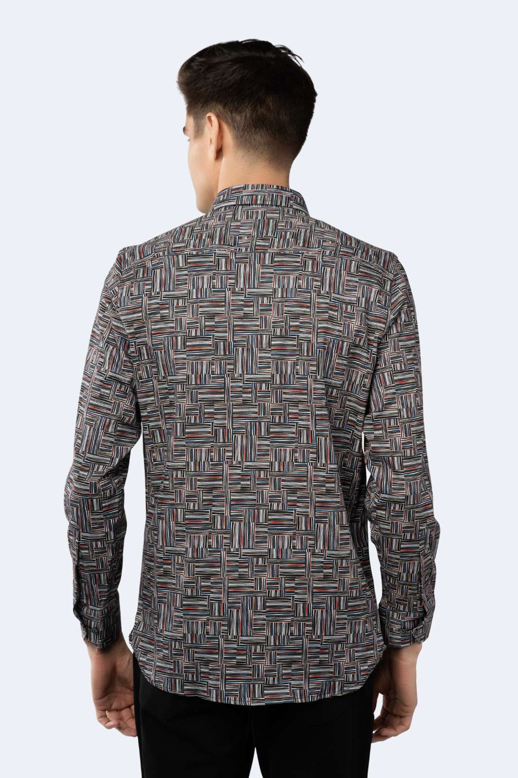 Interval Daggers of Black, White, Blue and Red Marks Shirt