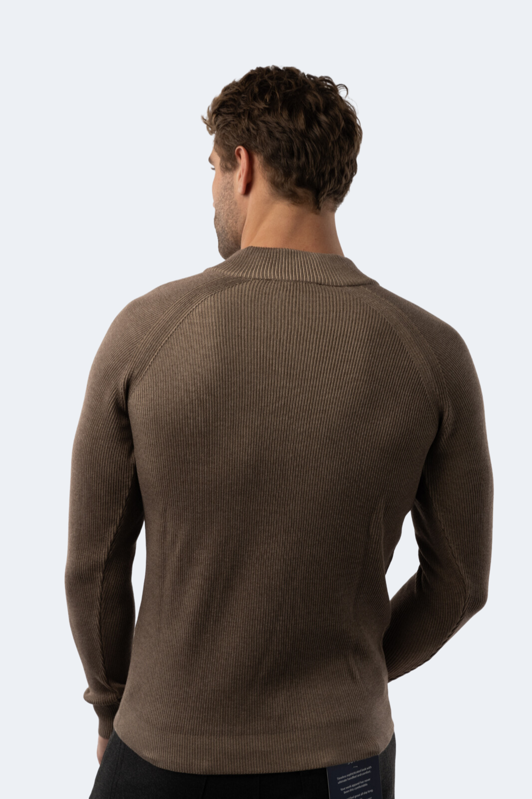 Melange Mink Quarter Zip