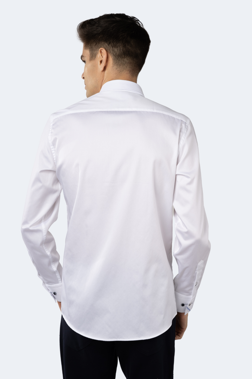 Leo Solid White Shirt