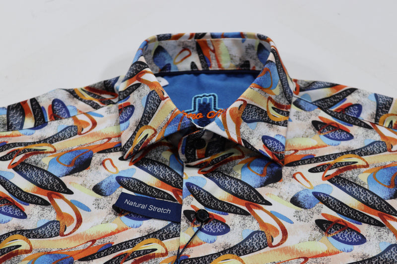 Multicolor Oblong Shape Shirt Signature Collection