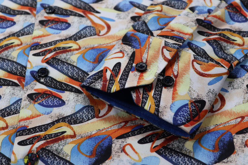FW22 Multicolor Oblong Shape Shirt Signature Collection