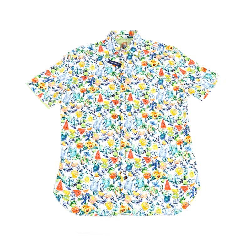 SS23 White with Fruit Print Shirt