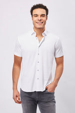 White Short Sleeve Jersey Knit