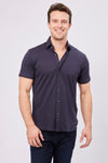 Navy Short Sleeve Jersey Knit