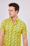 Max Colton Yellow with Green Vespas Short Sleeve Jersey Knit