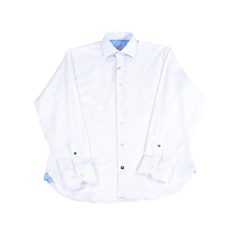 SS23 White Jacquard Shirt