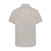 White on White Circle Print Short Sleeve Shirt