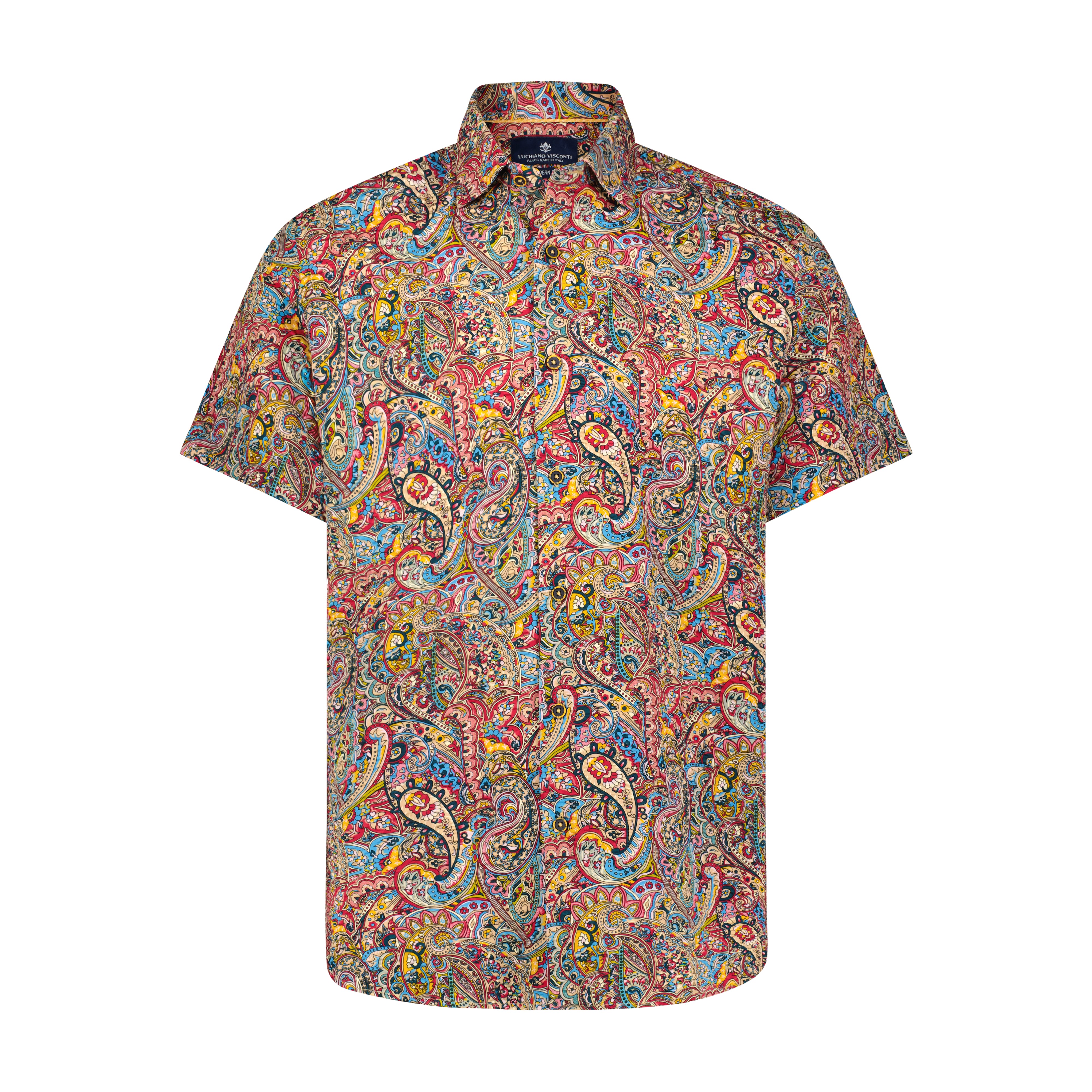 Paisley Print Short Sleeve Shirt