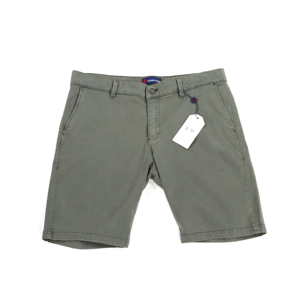 Army Green Tencel Shorts