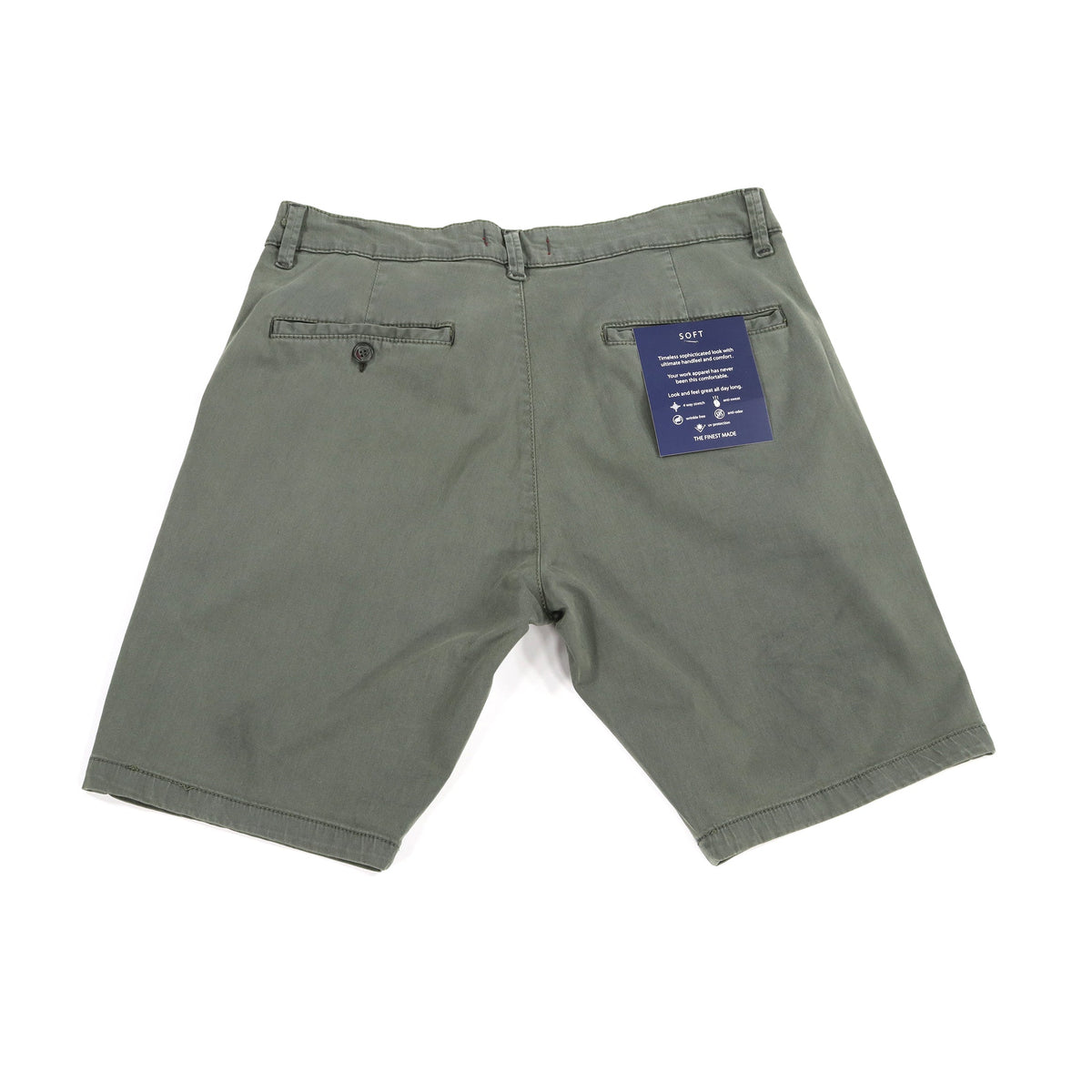 Army Green Tencel Shorts