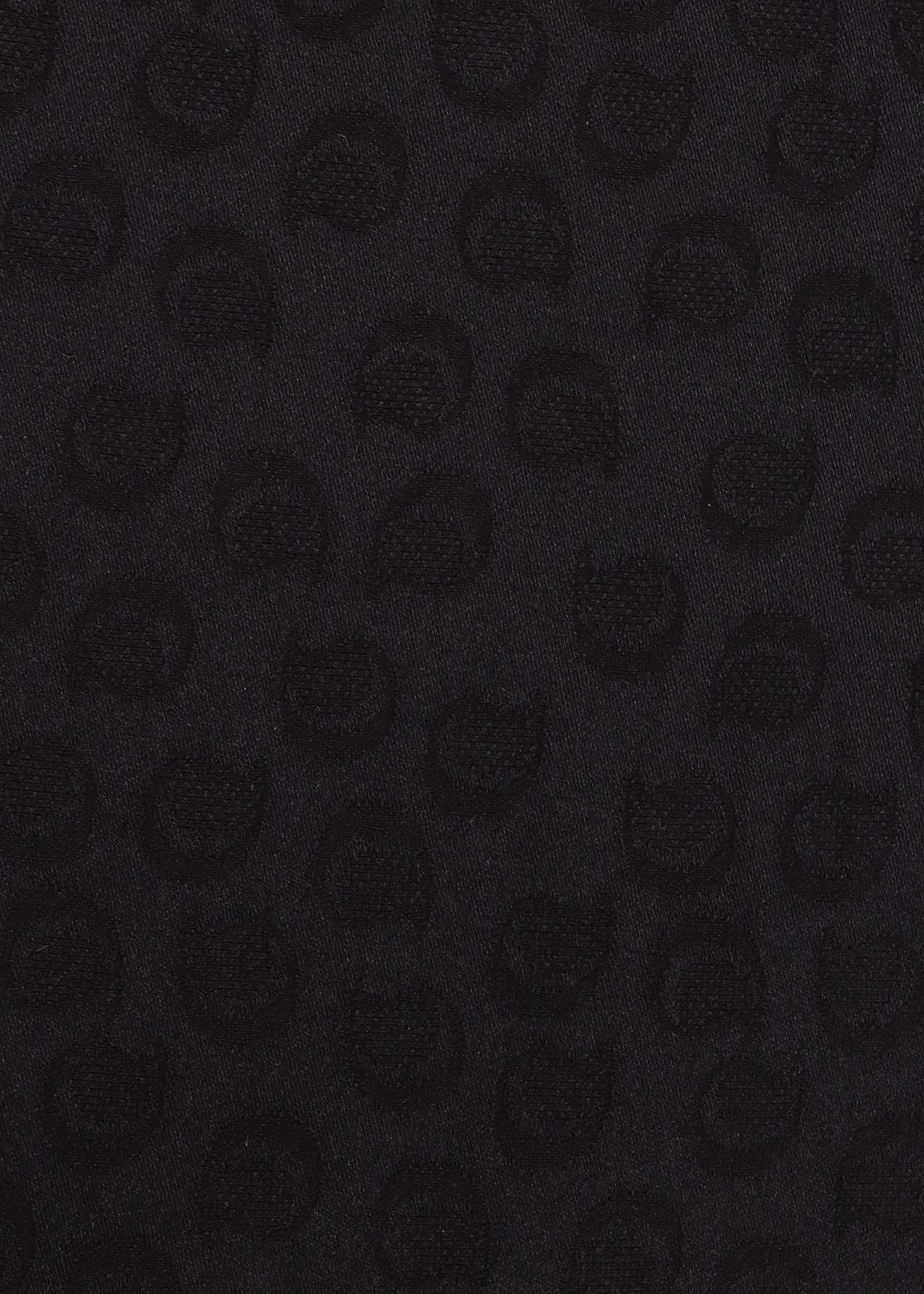 Black Paisley Jacquard Shirt